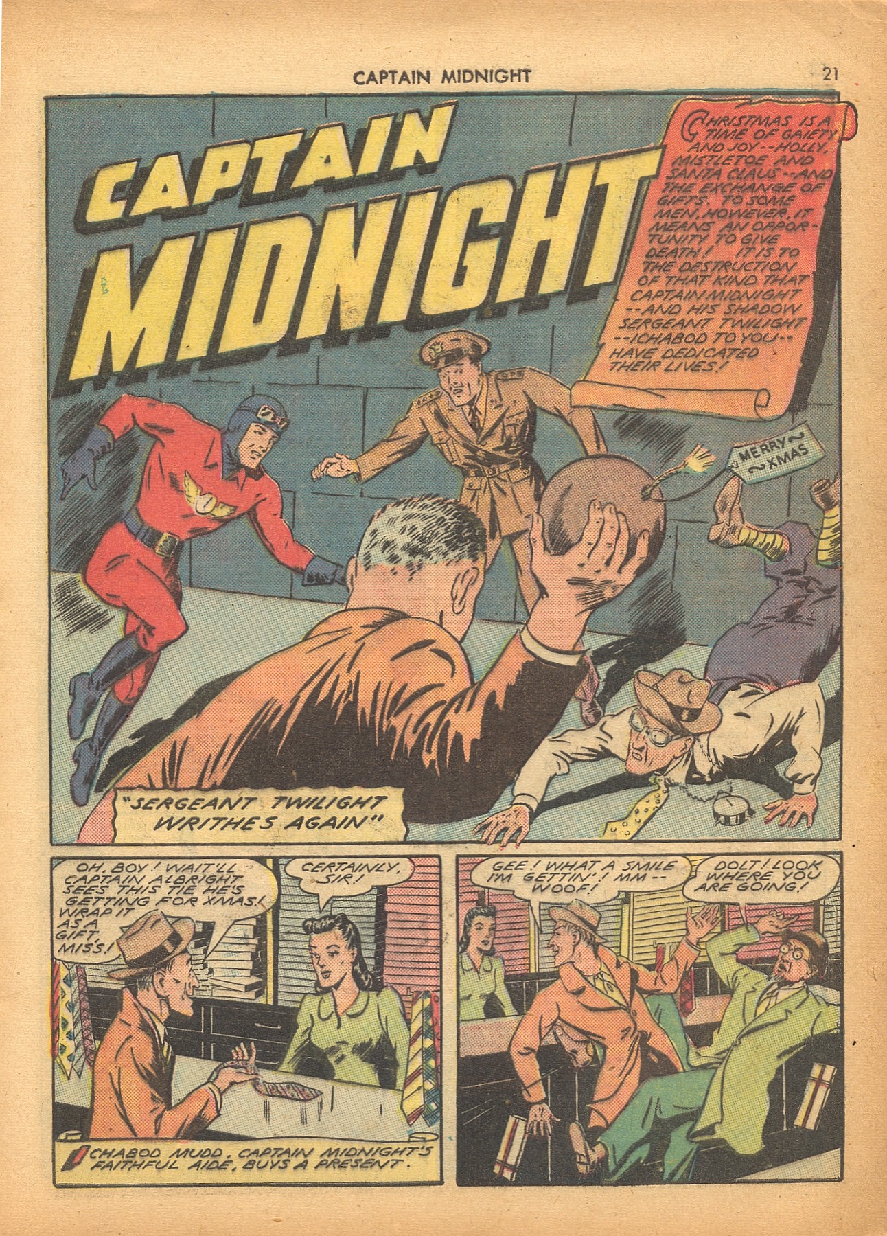 Read online Captain Midnight (1942) comic -  Issue #4 - 22