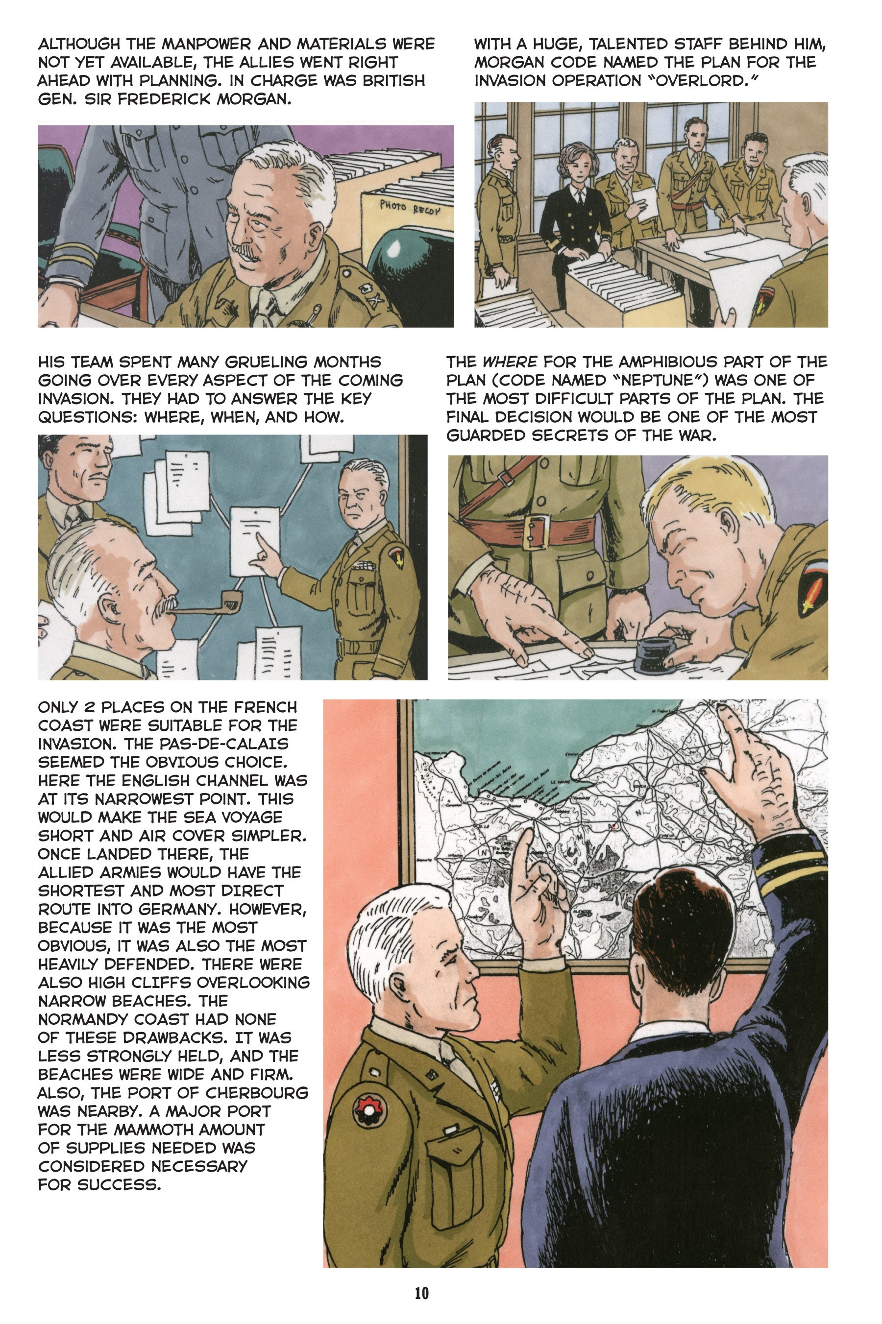 Read online Normandy: A Graphic History of D-Day, the Allied Invasion of Hitler's Fortress Europe comic -  Issue # TPB - 11