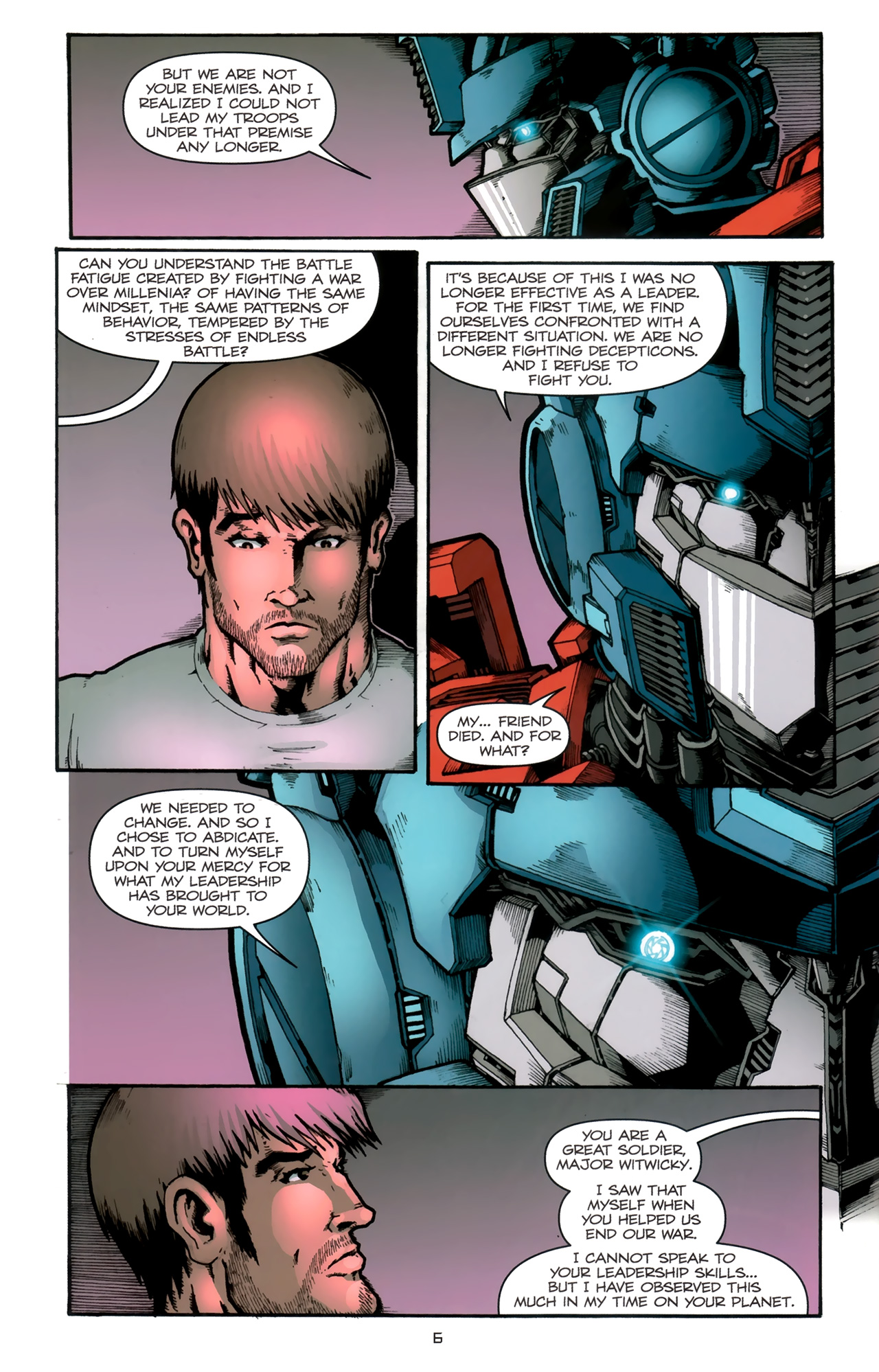 Read online The Transformers (2009) comic -  Issue #5 - 9