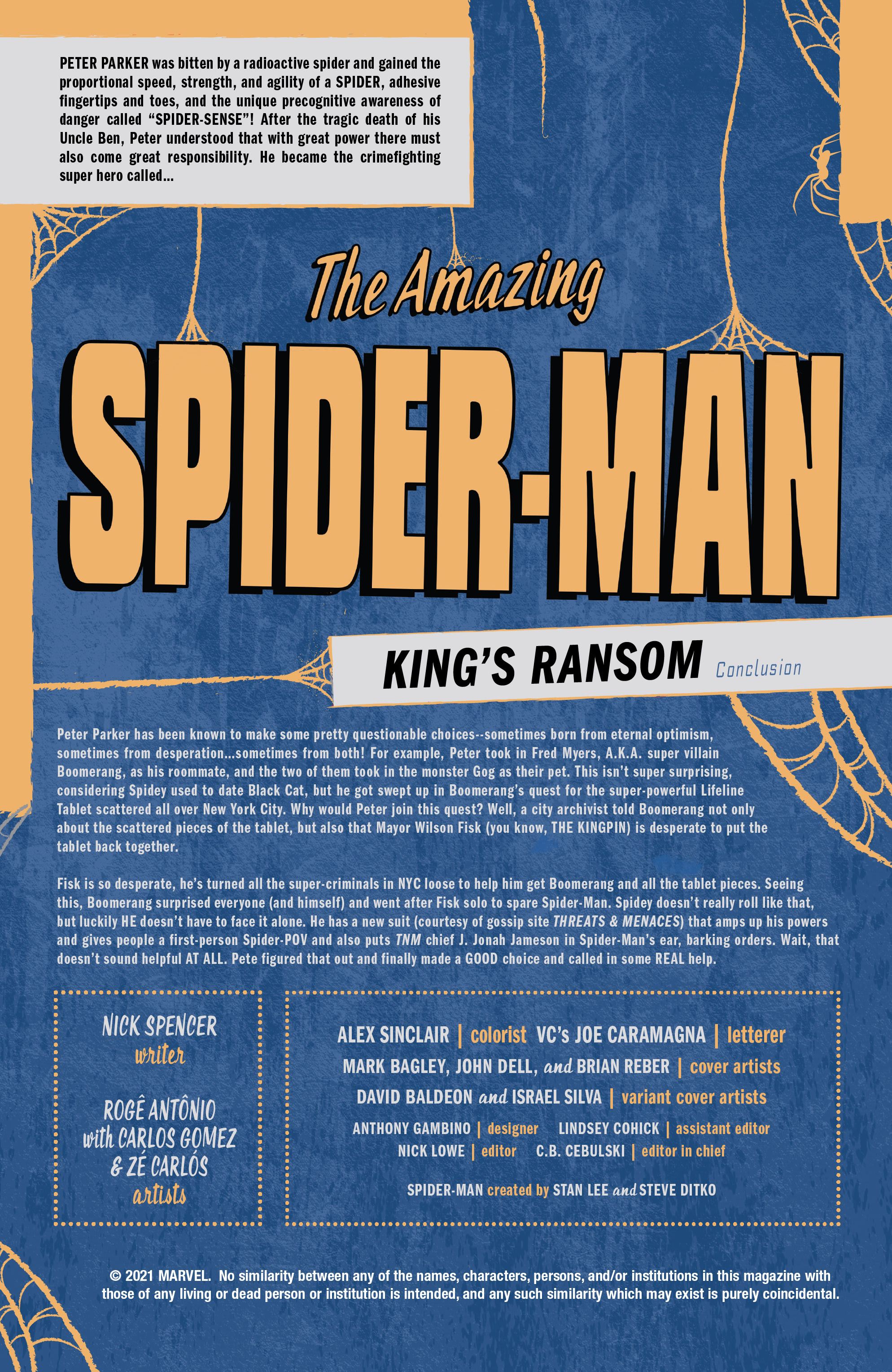 Read online Giant Size Amazing Spider-Man: King’s Ransom comic -  Issue #1 - 2