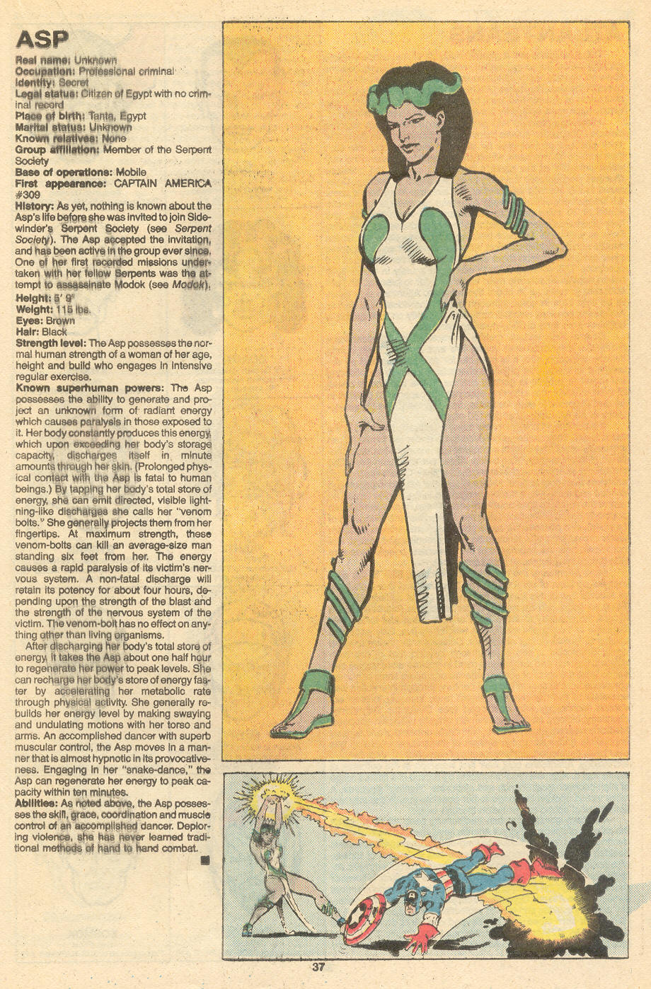 Read online The Official Handbook of the Marvel Universe Deluxe Edition comic -  Issue #1 - 39