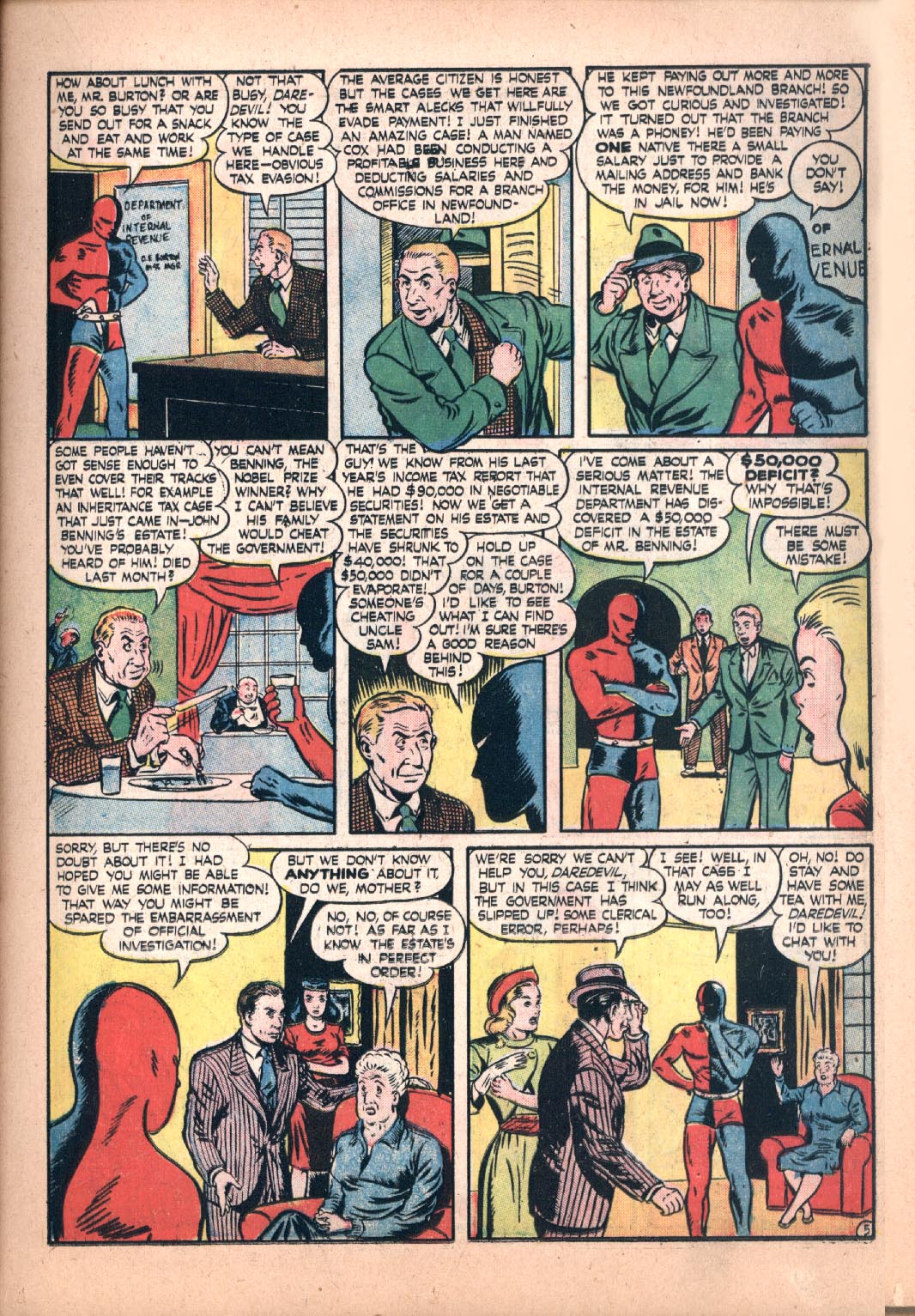 Read online Daredevil (1941) comic -  Issue #37 - 27