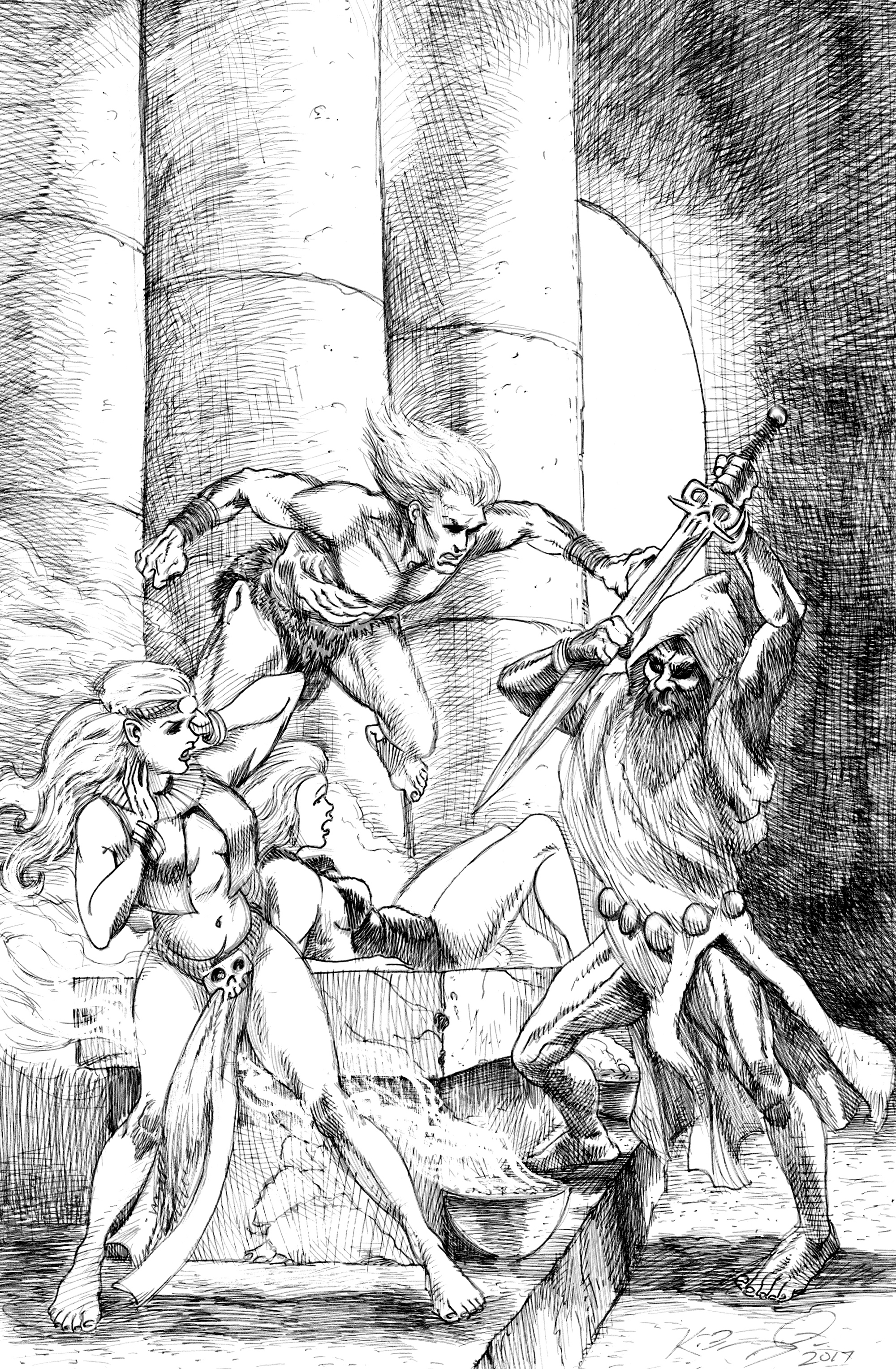 Read online Crom the Barbarian Collection comic -  Issue #2 - 25