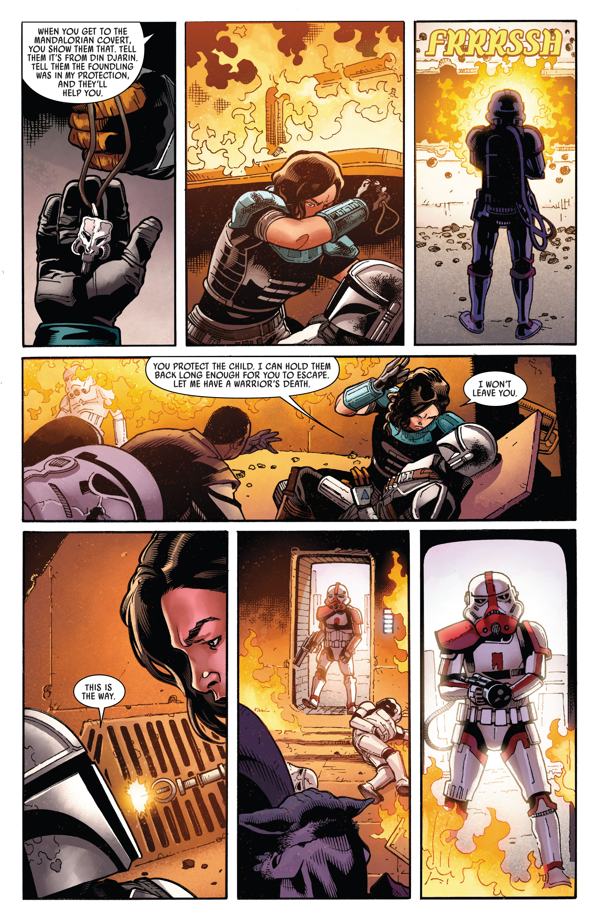 Read online Star Wars: The Mandalorian comic -  Issue #8 - 17