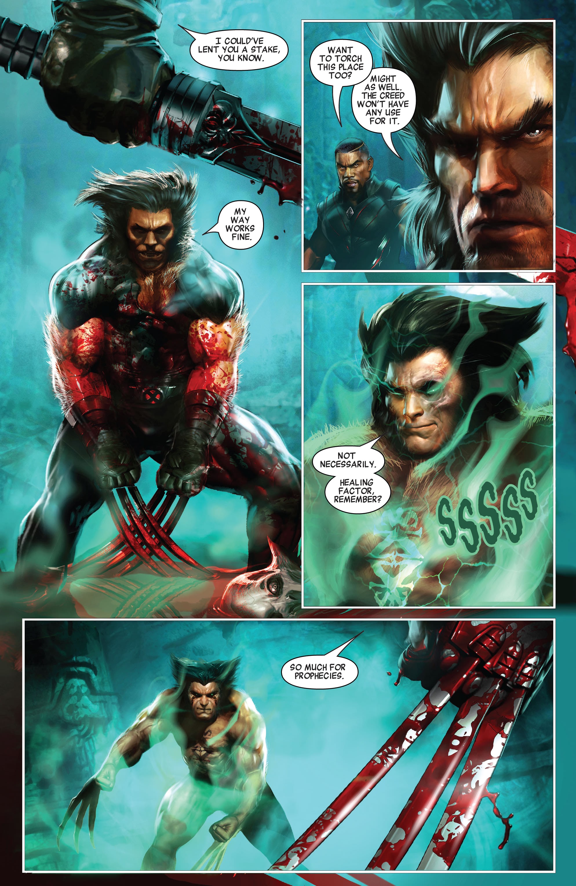 Read online Blade by Marc Guggenheim: The Complete Collection comic -  Issue # TPB (Part 3) - 114