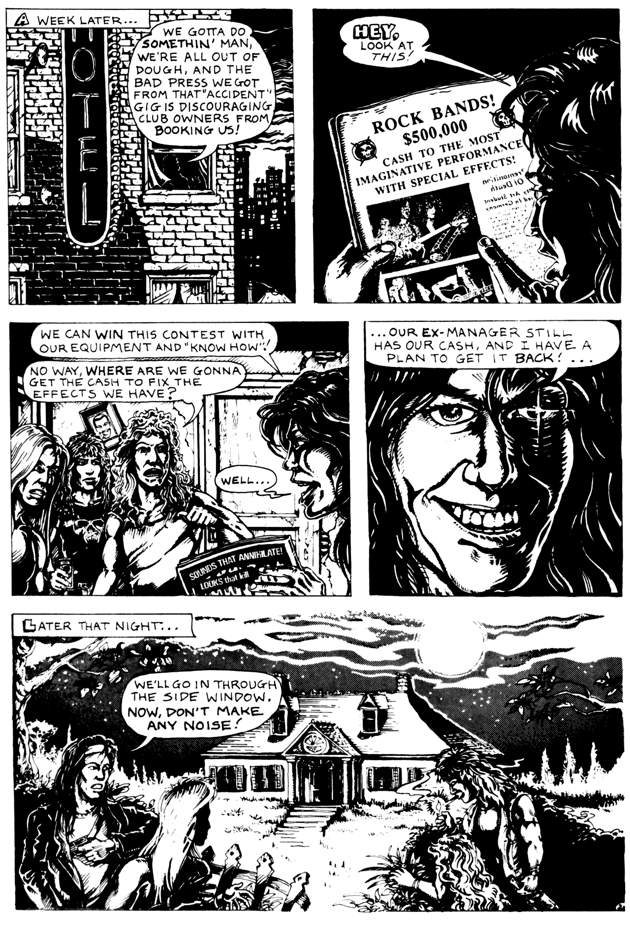 Read online Heavy Metal Monsters comic -  Issue #1 - 4