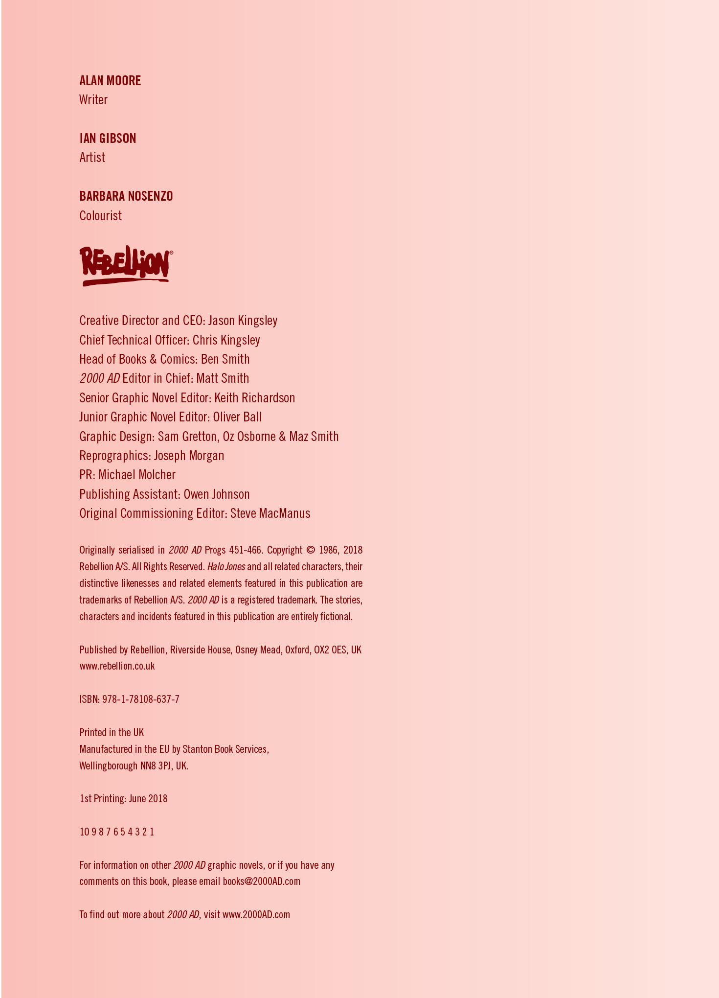 Read online The Ballad of Halo Jones (2018) comic -  Issue # TPB 3 - 2