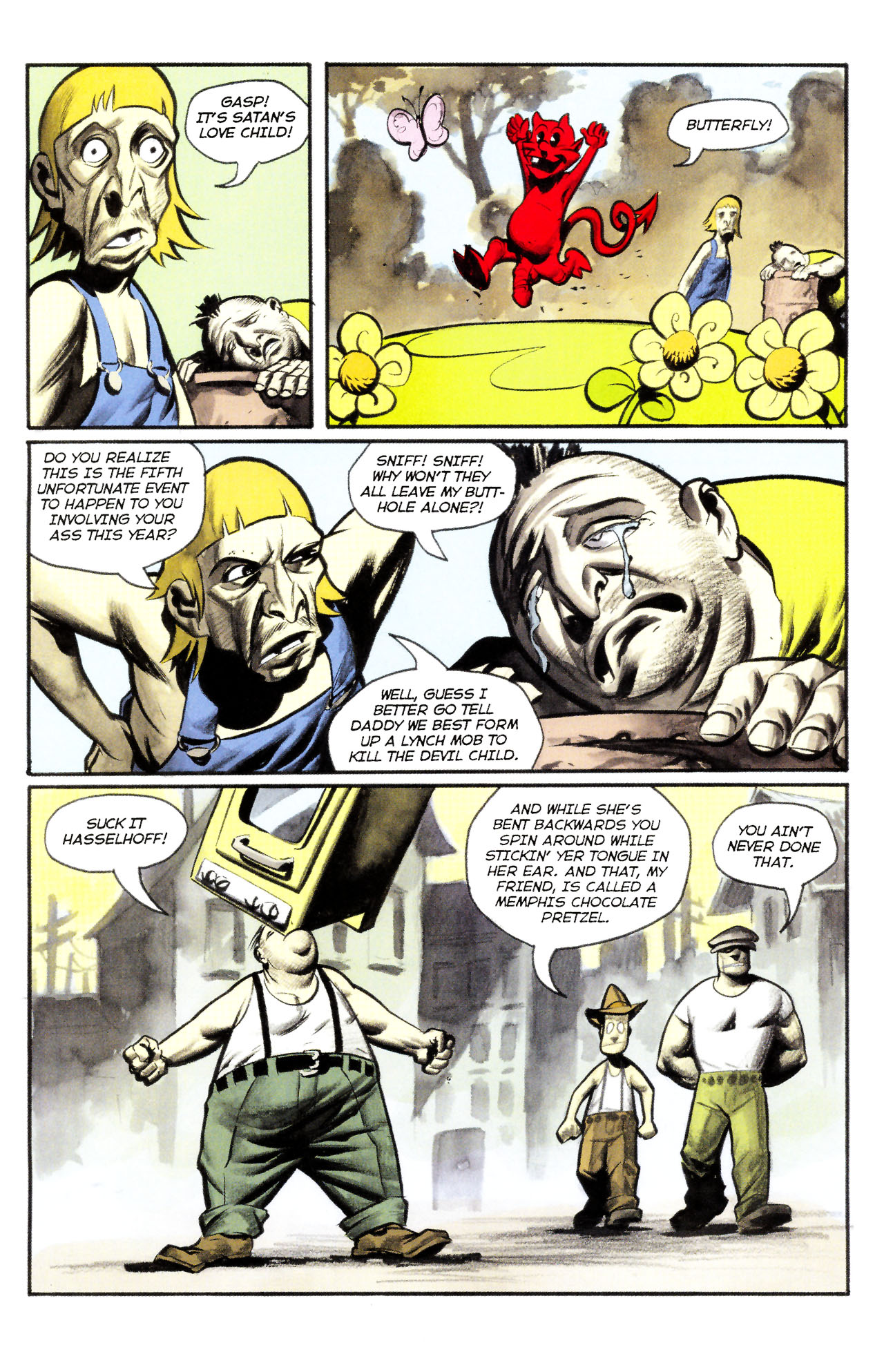 Read online Satan's Sodomy Baby comic -  Issue # Full - 8