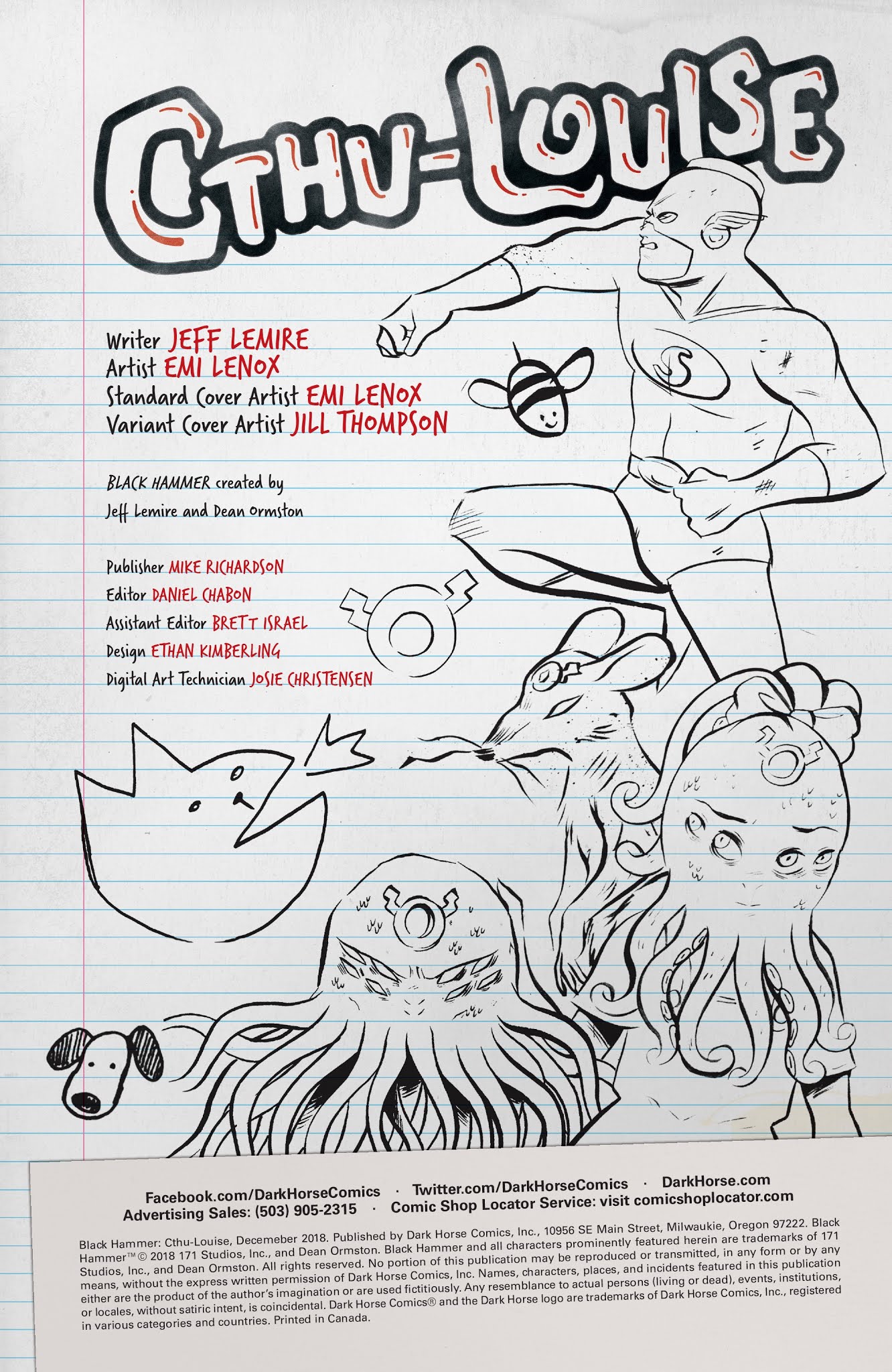 Read online Black Hammer: Cthu-Louise comic -  Issue # Full - 2