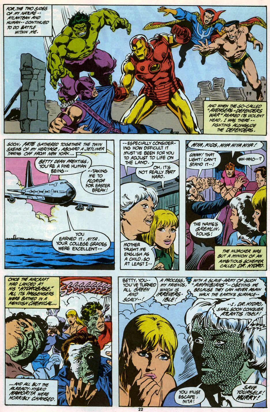 Read online Saga of the Sub-Mariner comic -  Issue #11 - 18