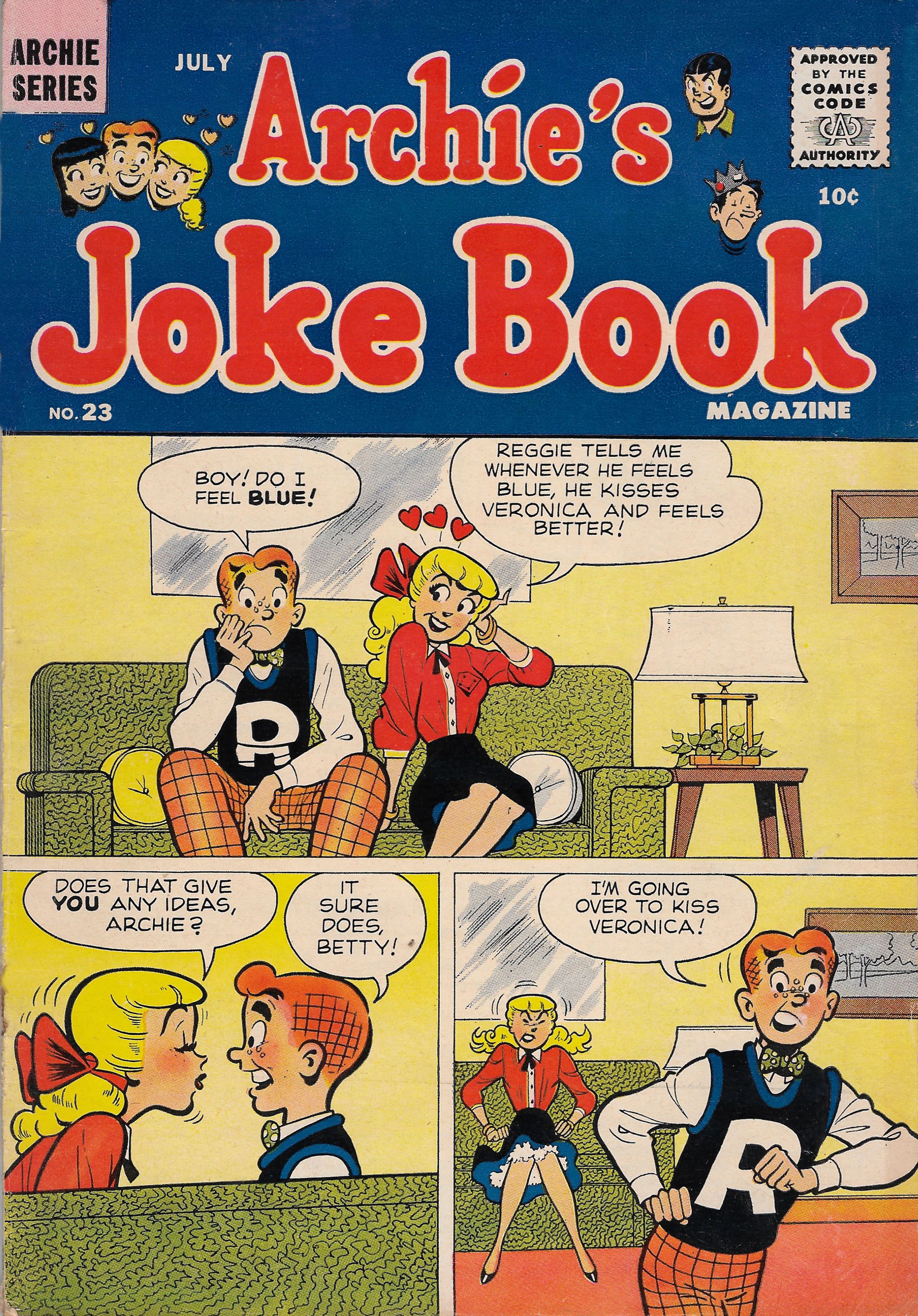Read online Archie's Joke Book Magazine comic -  Issue #23 - 1