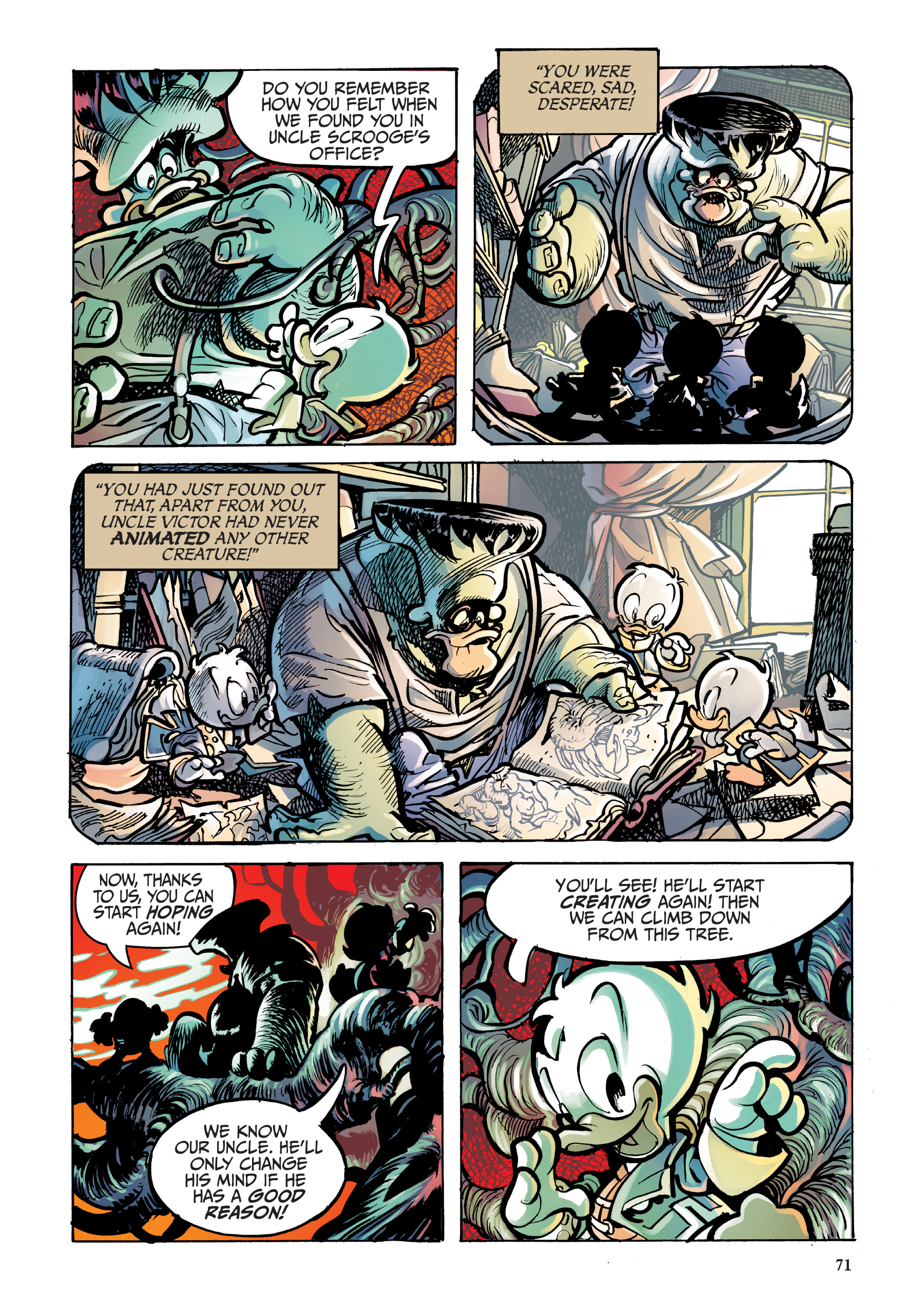 Read online Disney Frankenstein, Starring Donald Duck comic -  Issue # TPB - 71