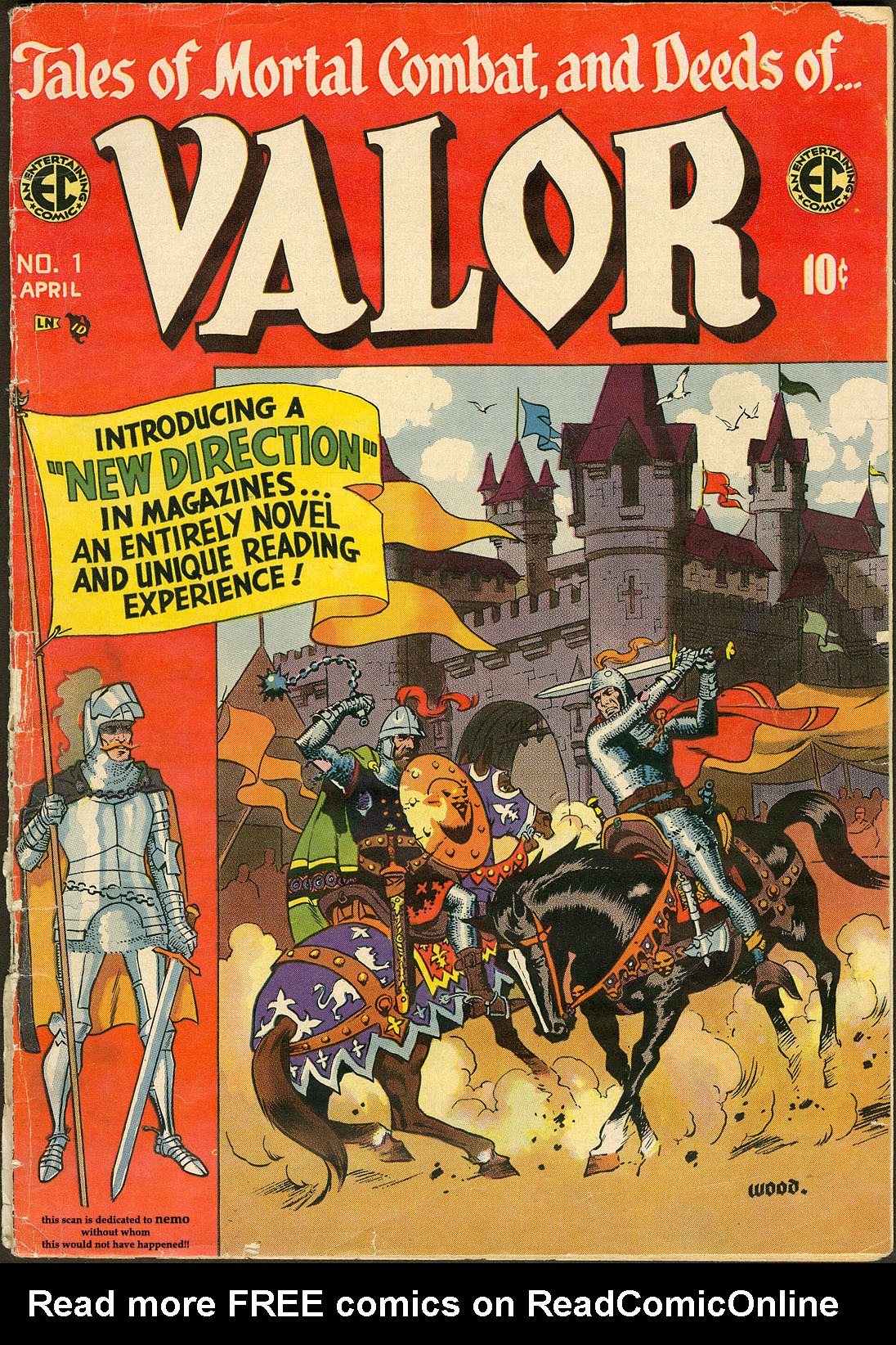 Read online Valor (1955) comic -  Issue #1 - 2