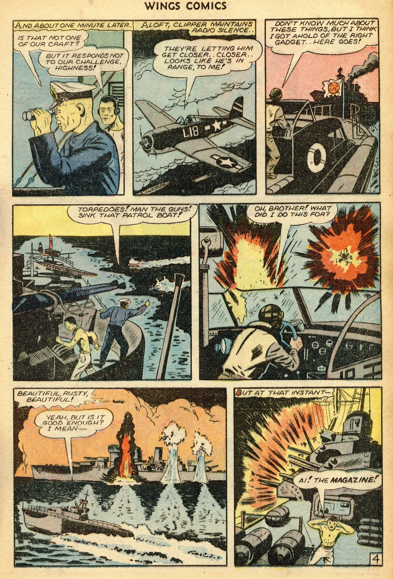 Read online Wings Comics comic -  Issue #65 - 21