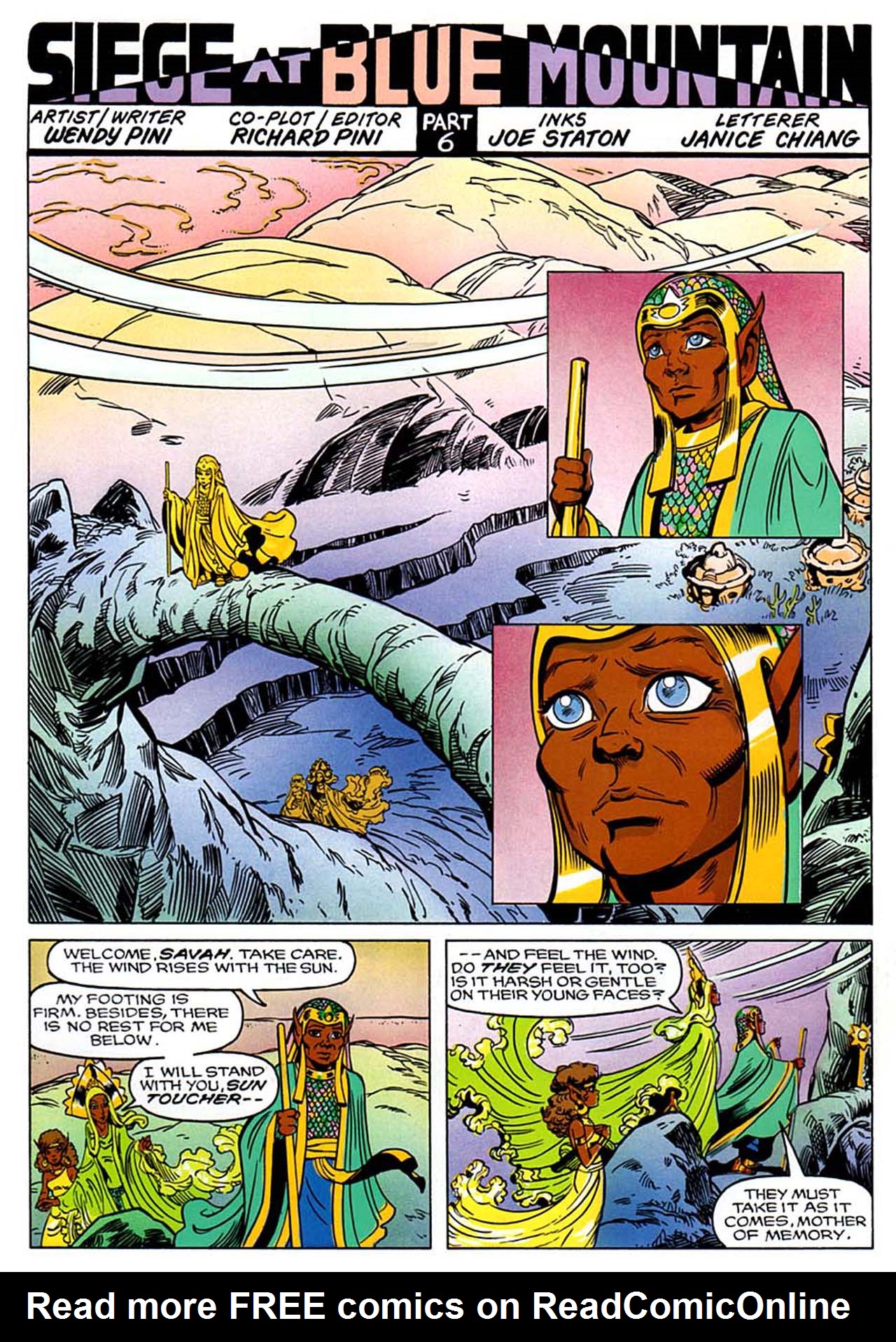 Read online ElfQuest: Siege at Blue Mountain comic -  Issue #6 - 2