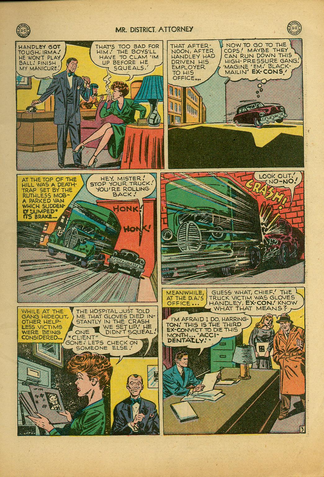 Read online Mr. District Attorney comic -  Issue #3 - 5