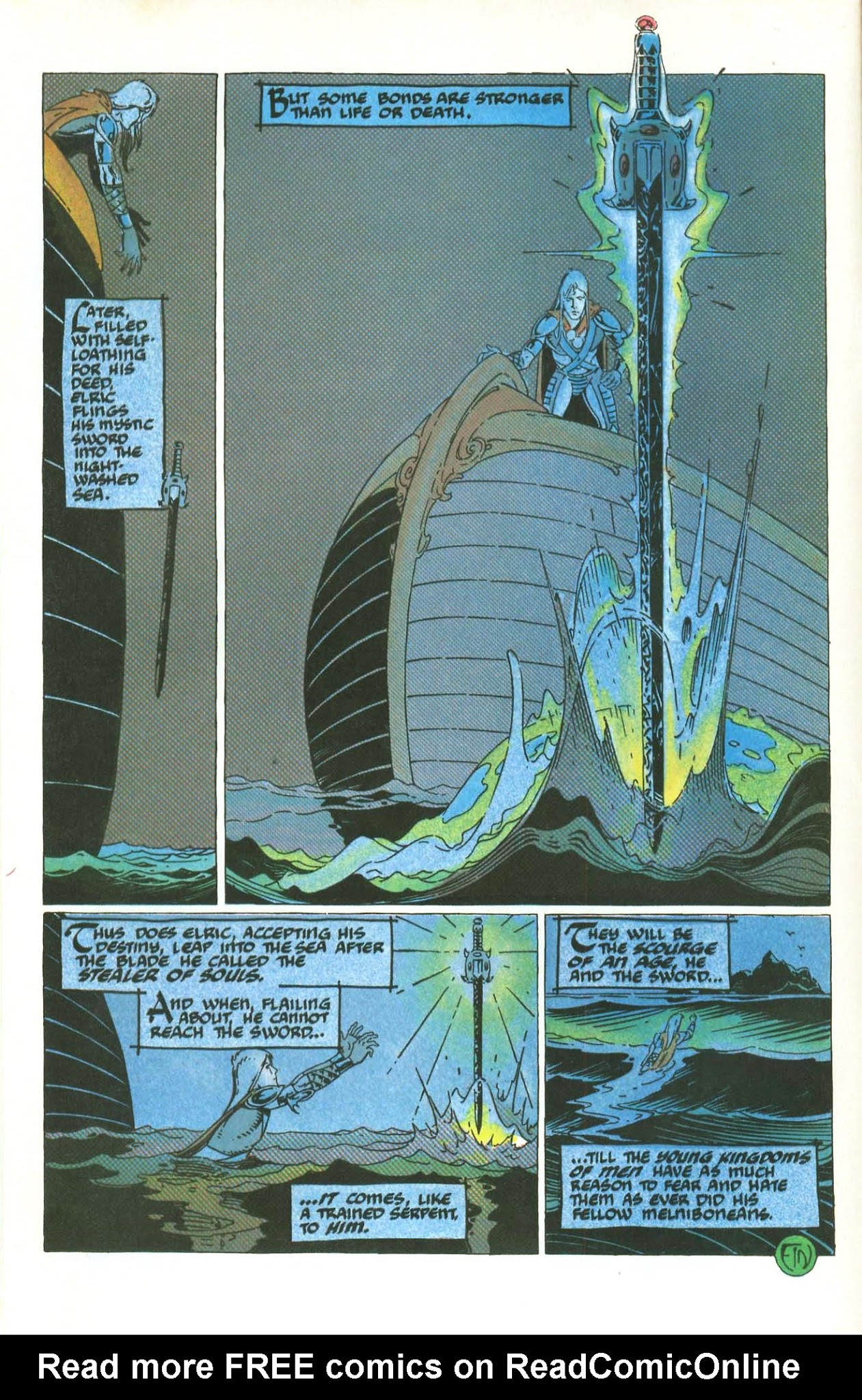 Read online Elric: Weird of the White Wolf comic -  Issue #2 - 12