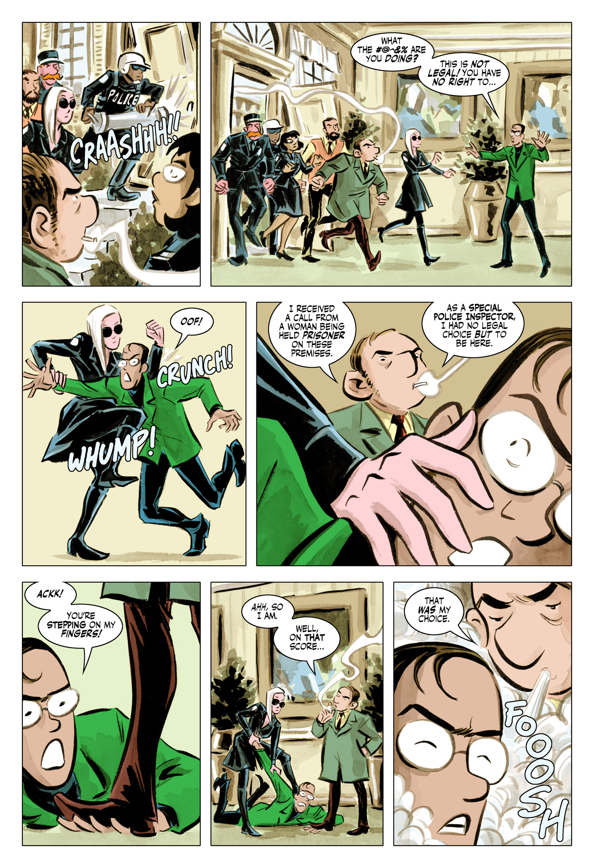 Read online Bandette (2012) comic -  Issue #8 - 11