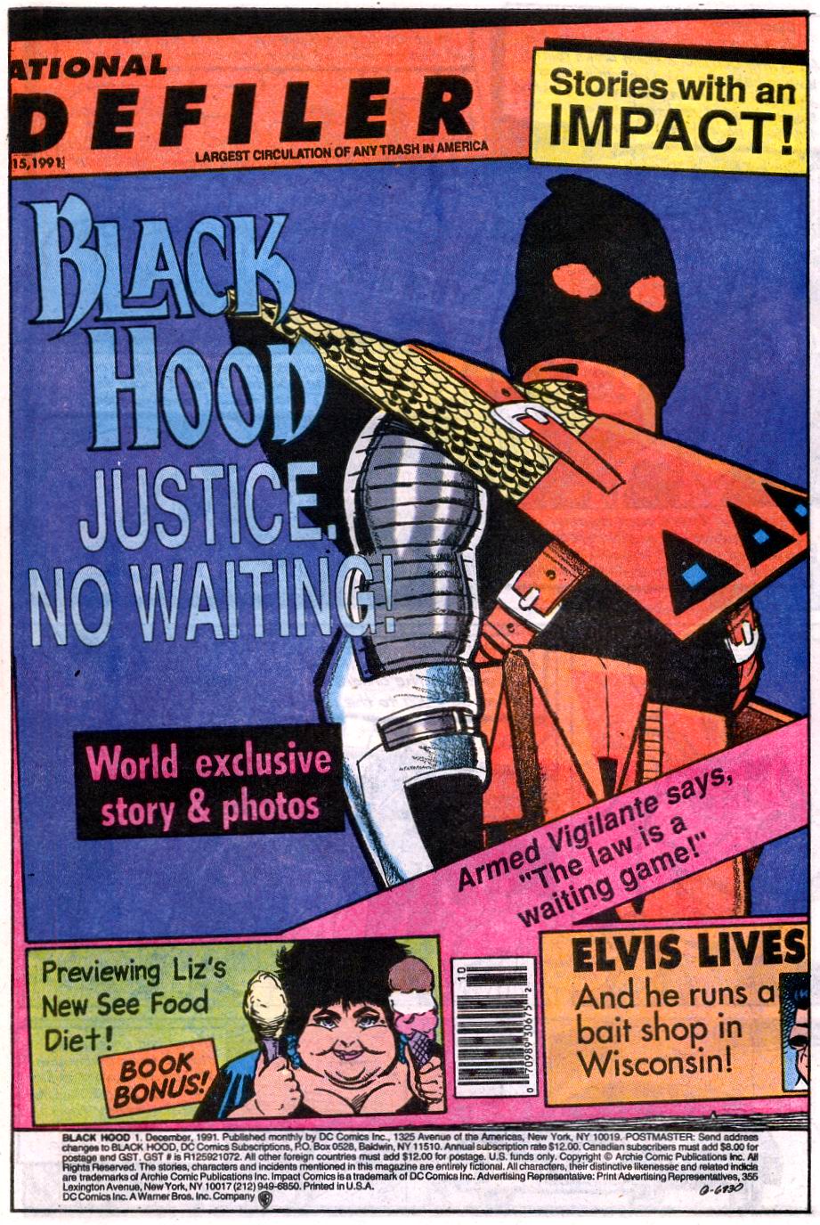 Read online The Black Hood (1991) comic -  Issue #1 - 2