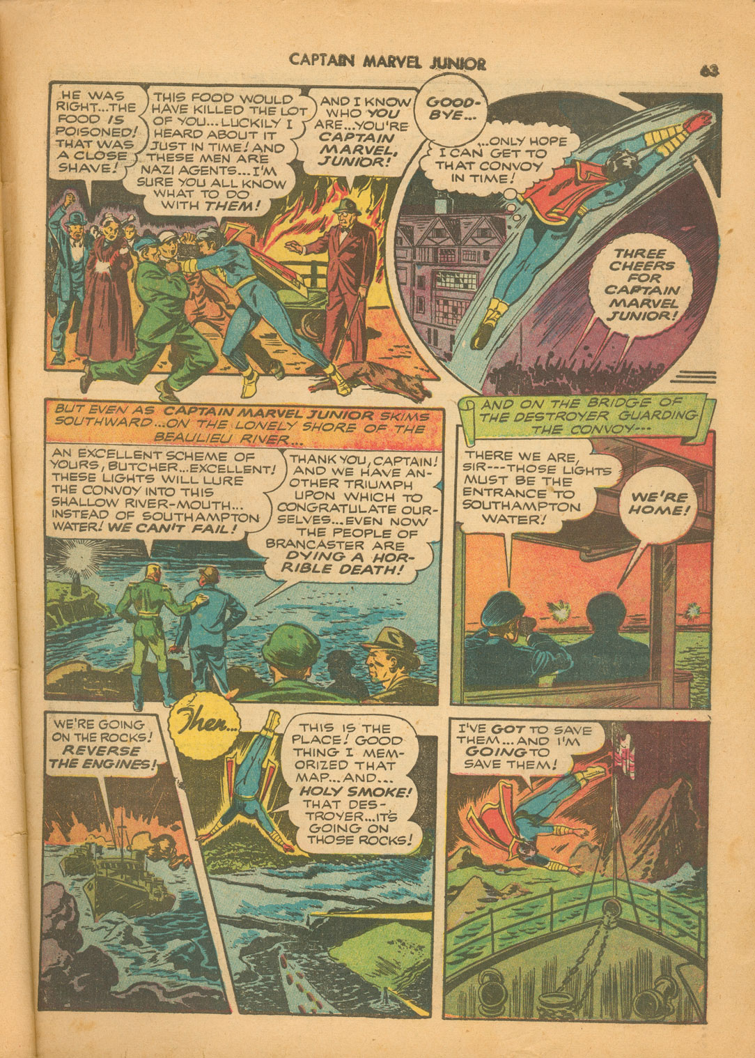 Read online Captain Marvel, Jr. comic -  Issue #2 - 63