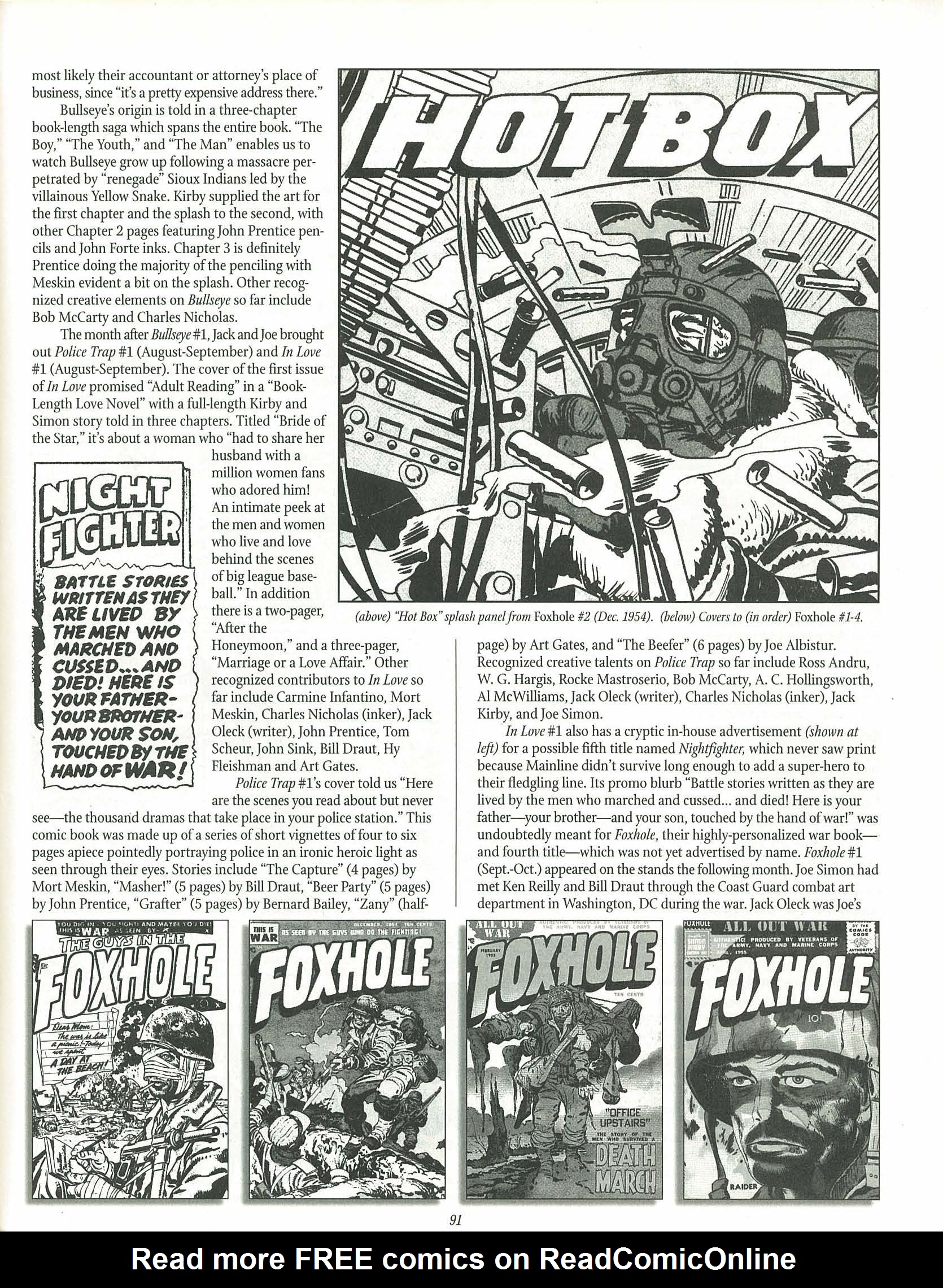 Read online The Jack Kirby Collector comic -  Issue #25 - 90