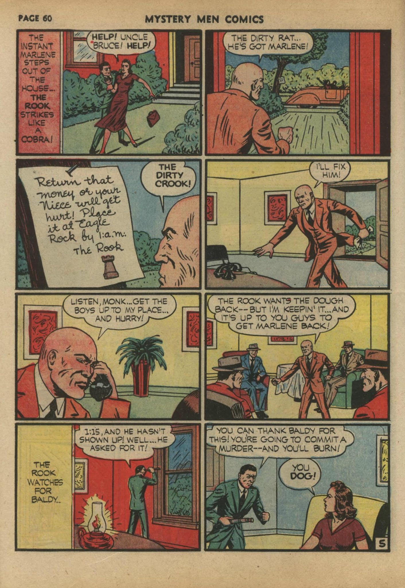 Read online Mystery Men Comics comic -  Issue #18 - 62