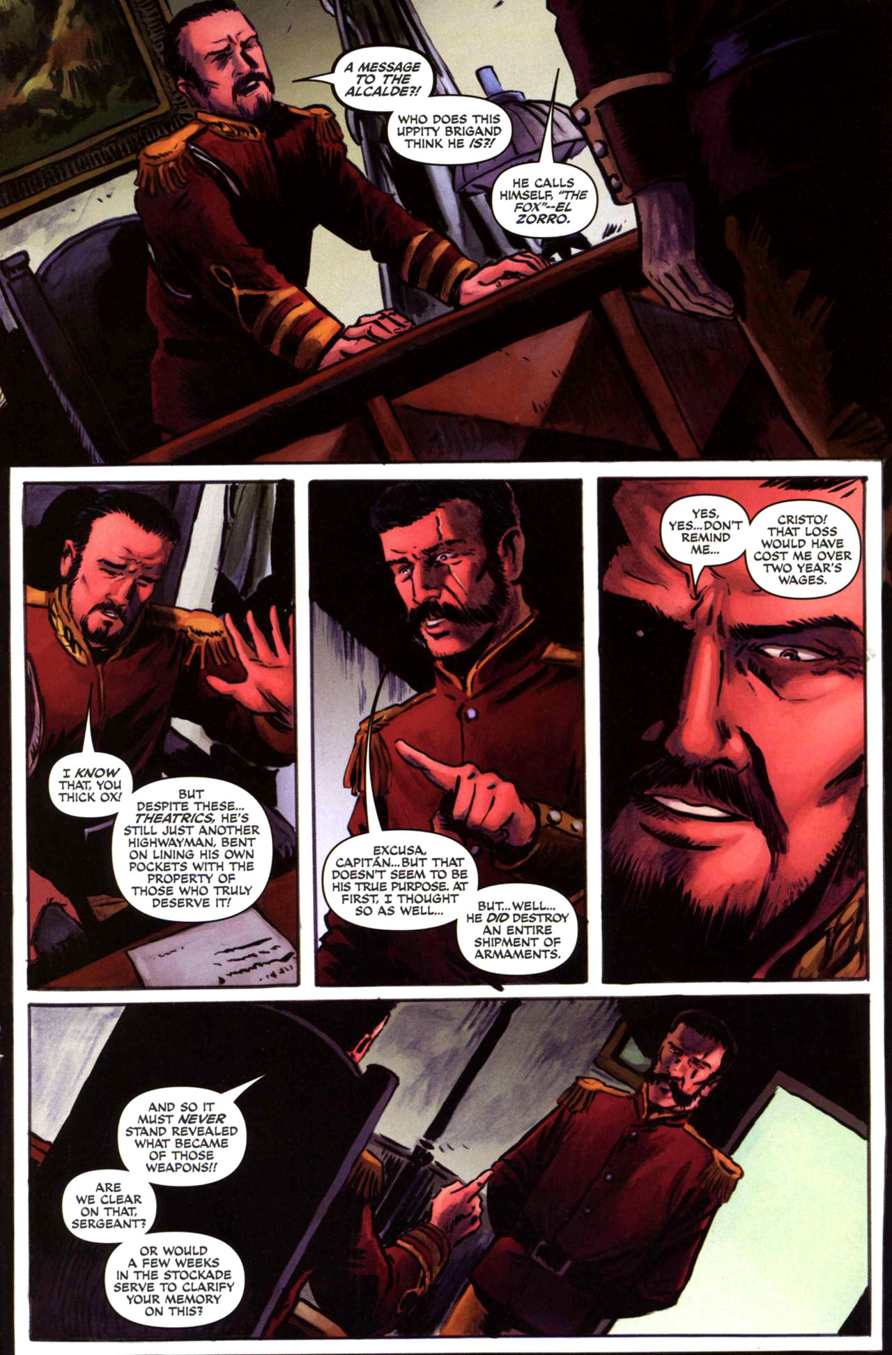 Read online Zorro (2008) comic -  Issue #5 - 16