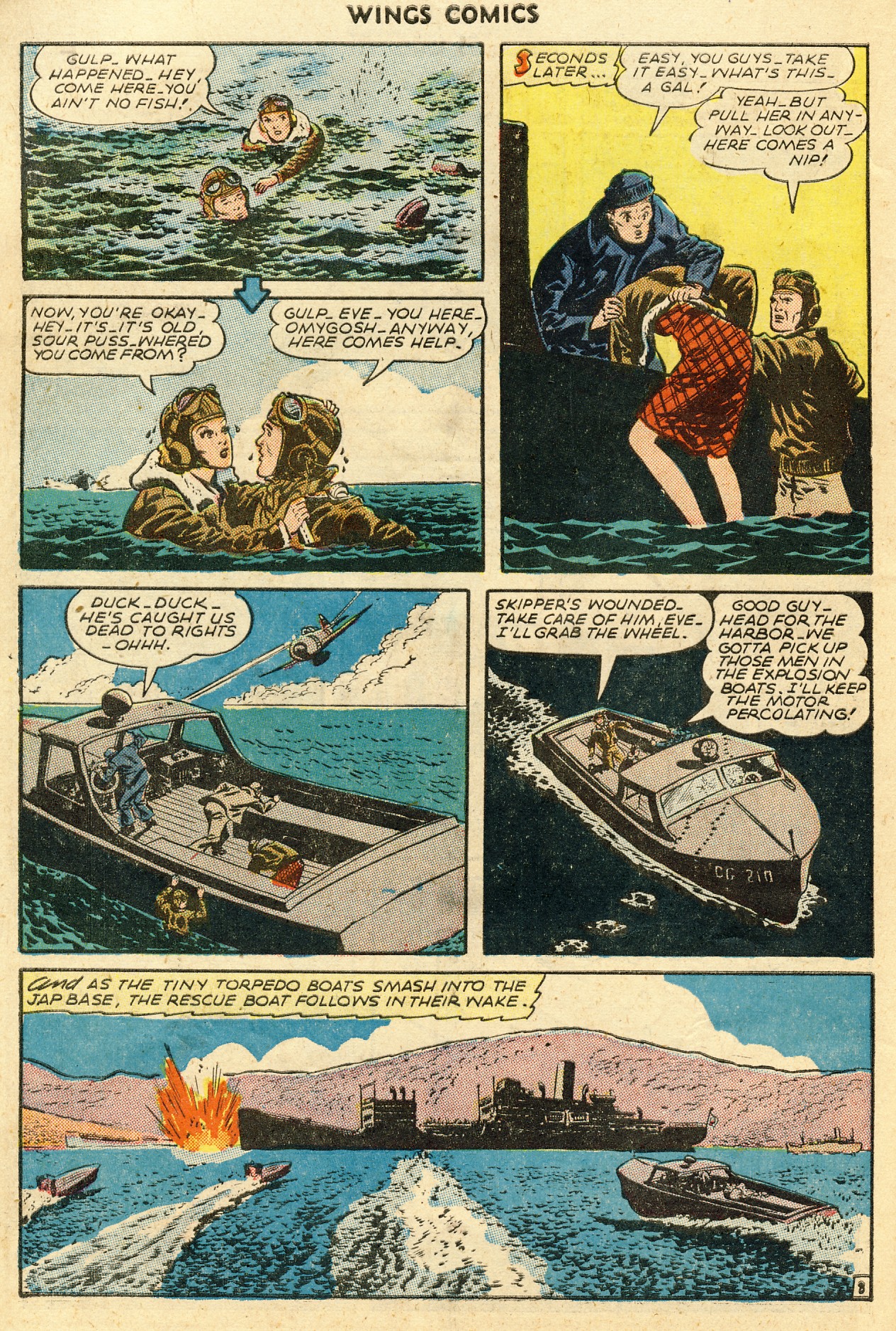Read online Wings Comics comic -  Issue #61 - 10