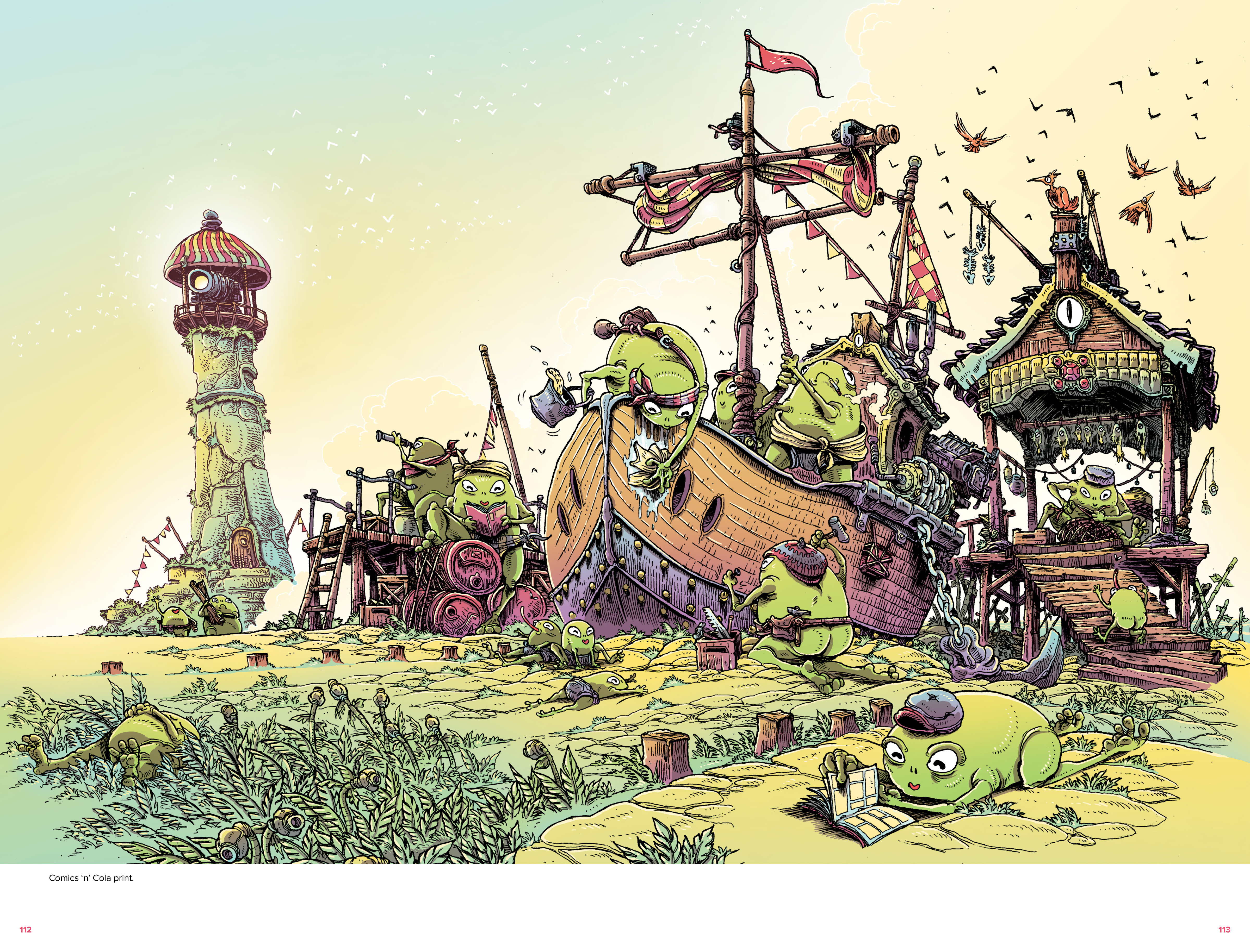 Read online Grunt: The Art and Unpublished Comics of James Stokoe comic -  Issue # TPB (Part 1) - 96