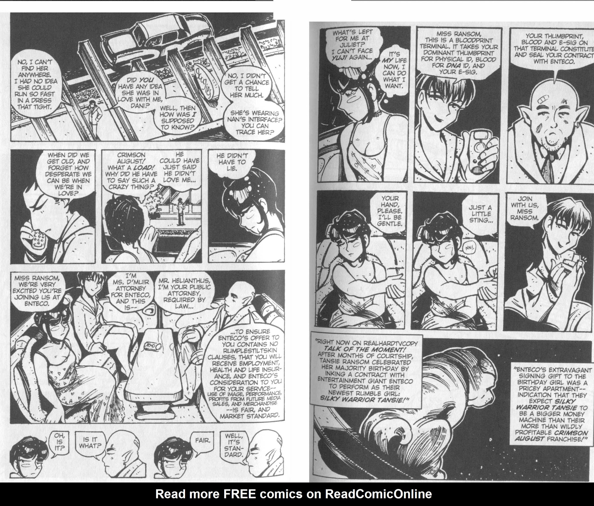 Read online Rumble Girls: Silky Warrior Tansie comic -  Issue #3 - 10