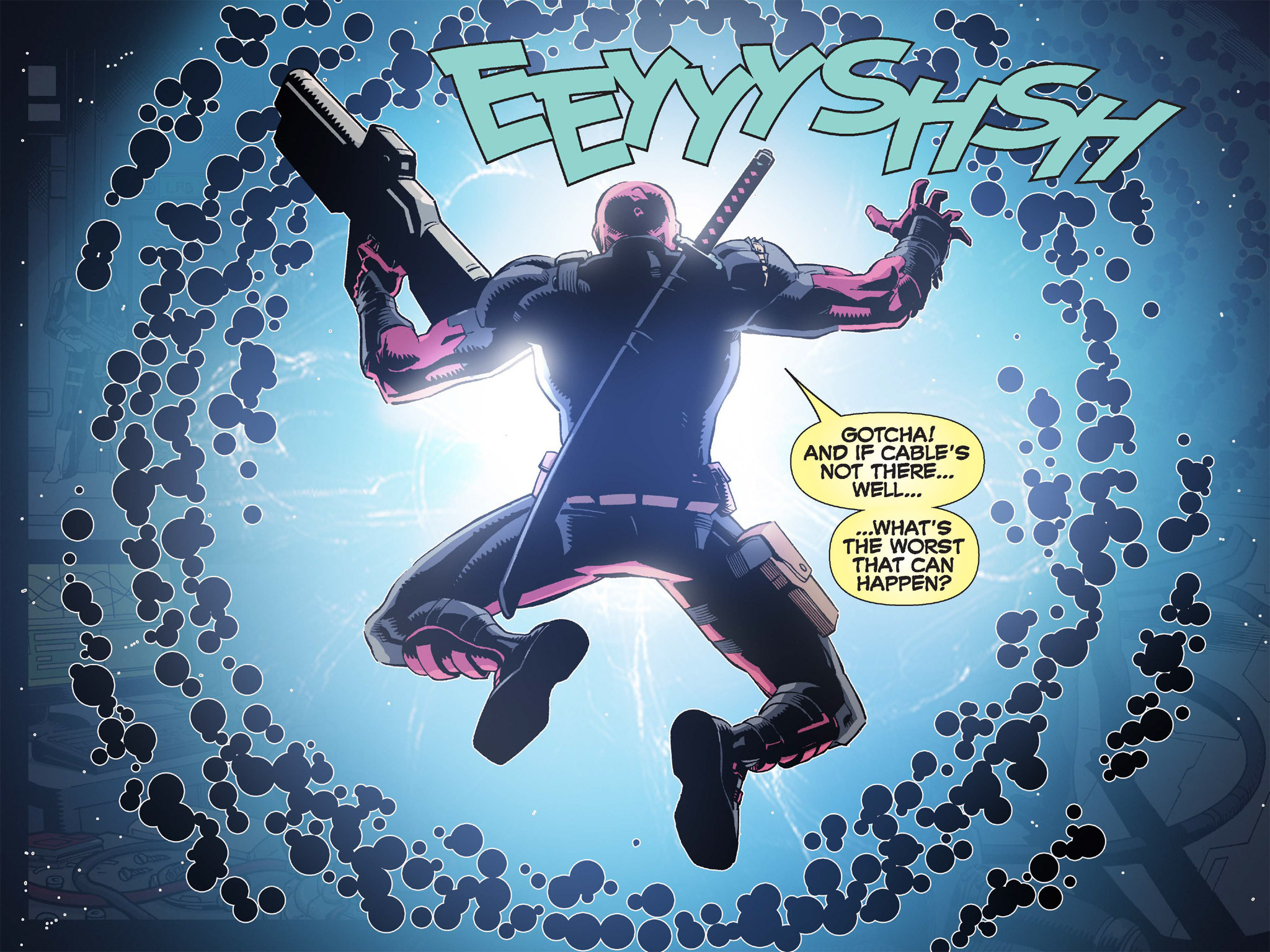 Read online Deadpool & Cable: Split Second Infinite Comic comic -  Issue #6 - 29