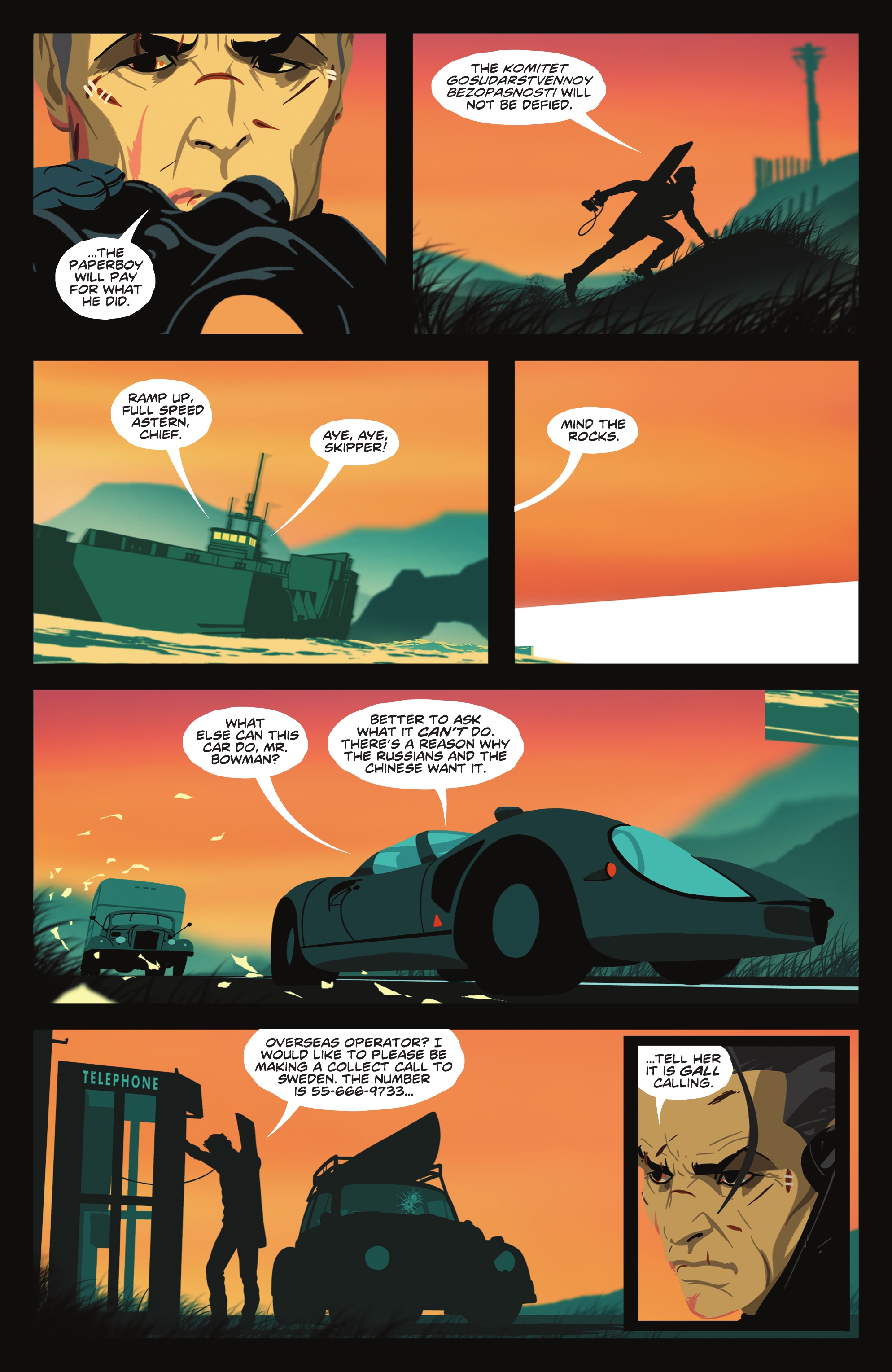 Read online Spy Hunter & Paper Boy comic -  Issue #5 - 5