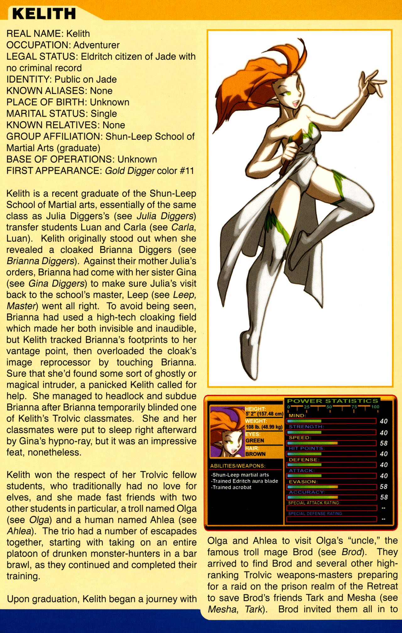 Read online Gold Digger Sourcebook: The Official Handbook of the GD Universe comic -  Issue #7 - 27