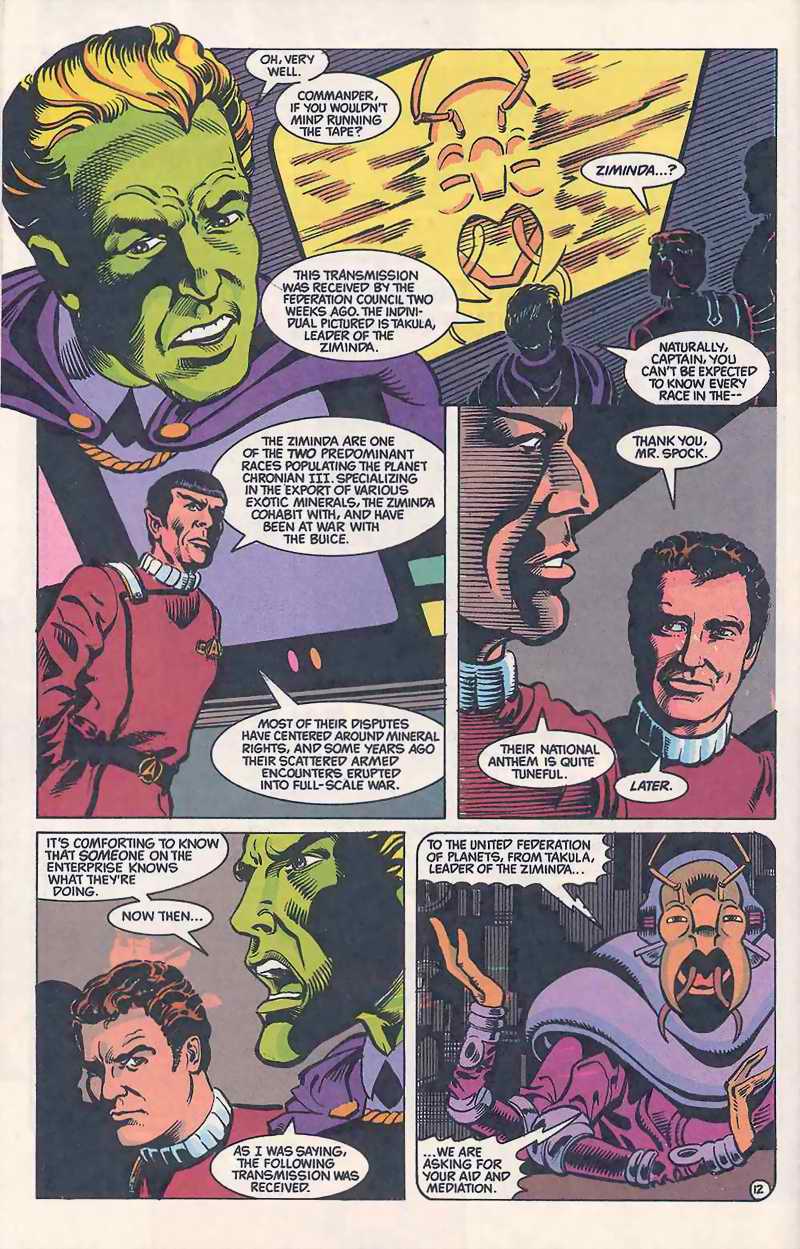 Read online Star Trek (1989) comic -  Issue #2 - 12