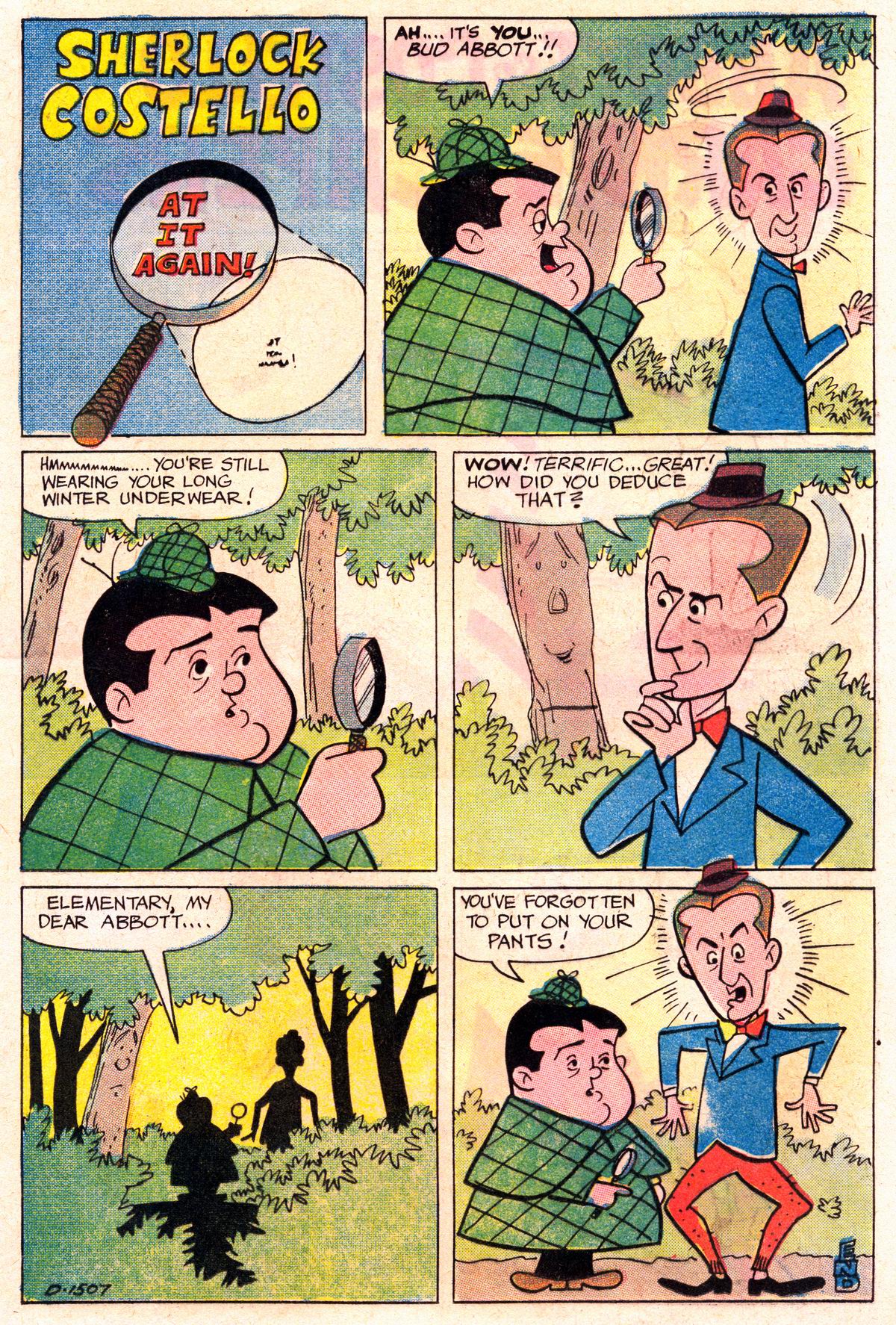 Read online Abbott & Costello comic -  Issue #22 - 17