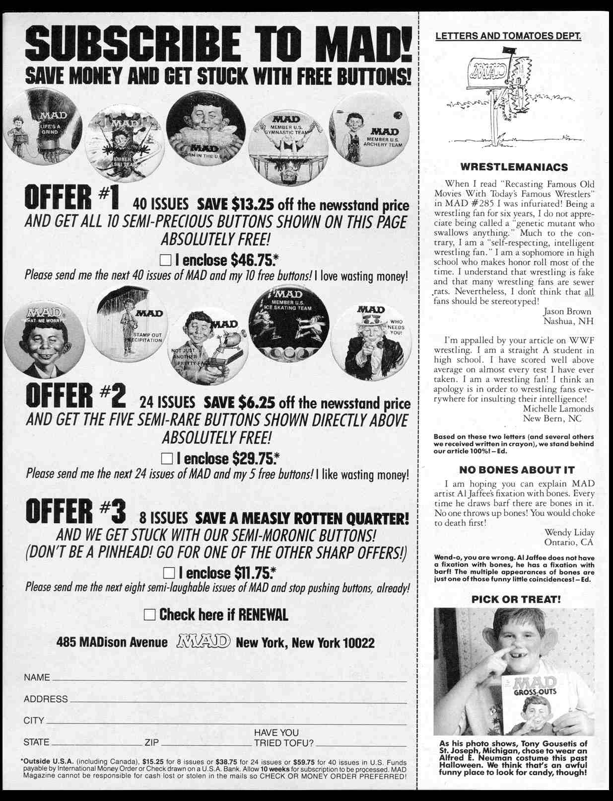 Read online MAD comic -  Issue #287 - 4