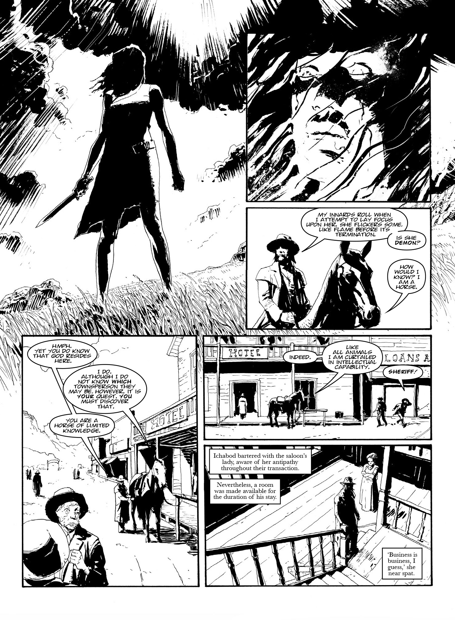 Read online The Grievous Journey of Ichabod Azrael (and the DEAD LEFT in His WAKE) comic -  Issue # TPB - 132