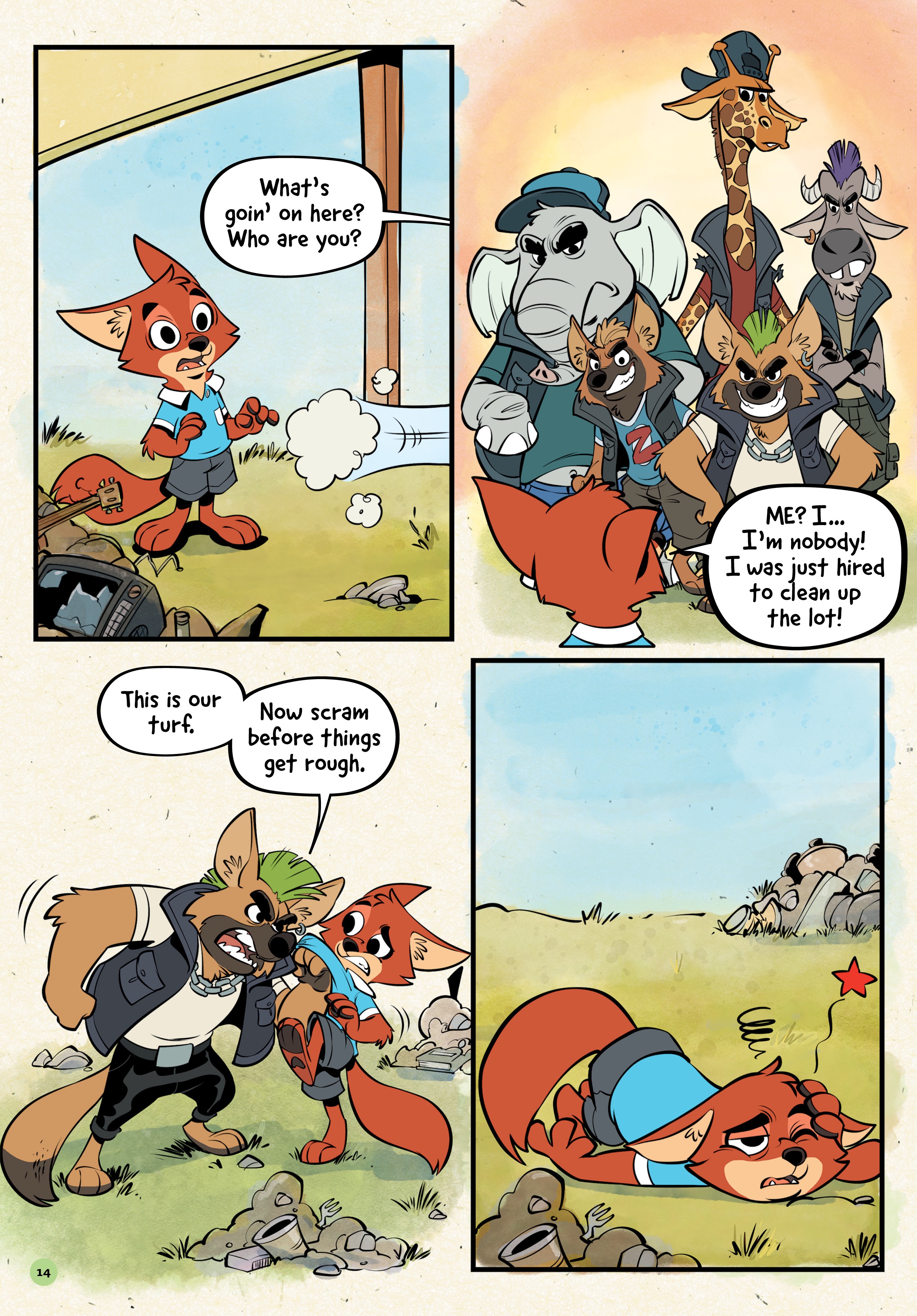 Read online Zootopia: A Hard Day's Work comic -  Issue # Full - 14