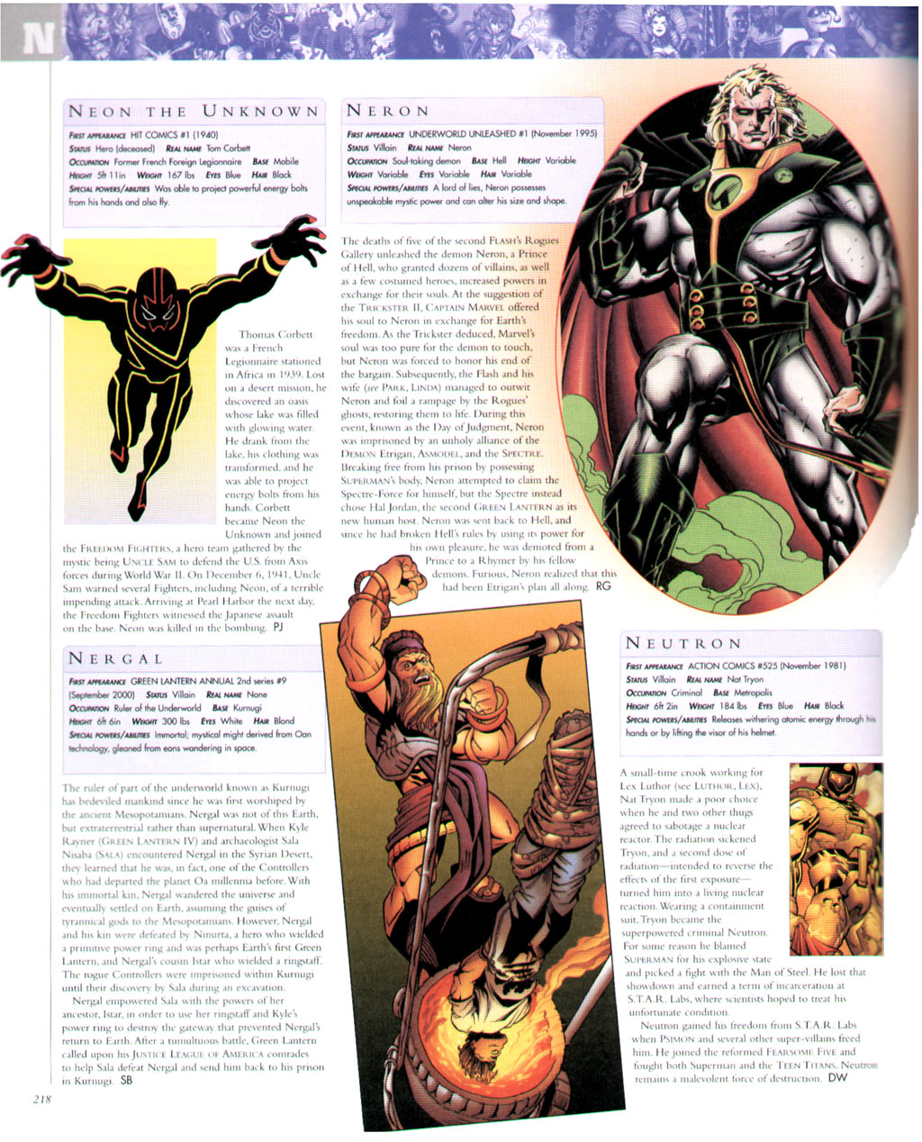 Read online The DC Comics Encyclopedia comic -  Issue # TPB 1 - 219