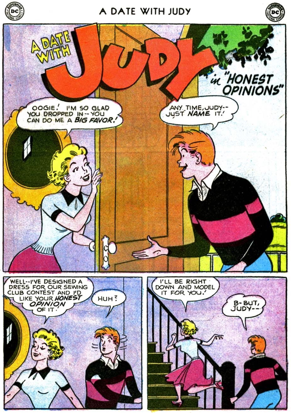 Read online A Date with Judy comic -  Issue #56 - 27