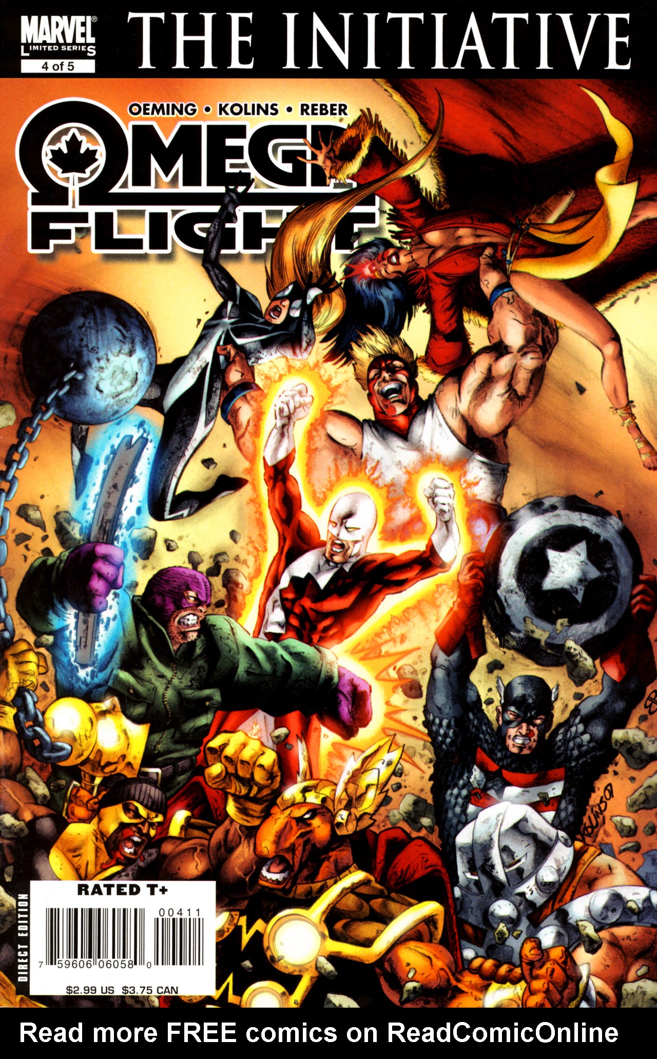 Read online Omega Flight comic -  Issue #4 - 1