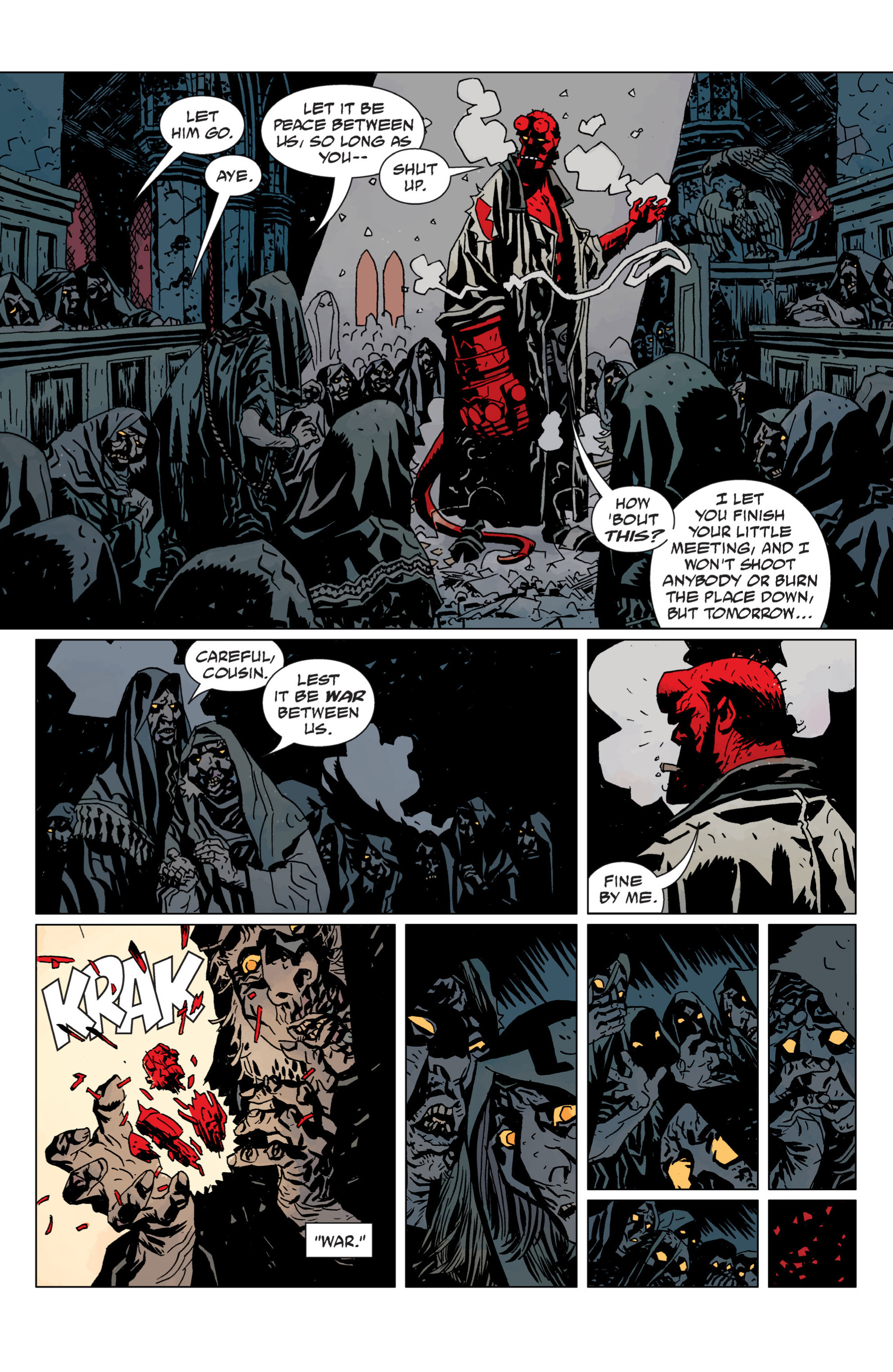 Read online Hellboy comic -  Issue #8 - 55