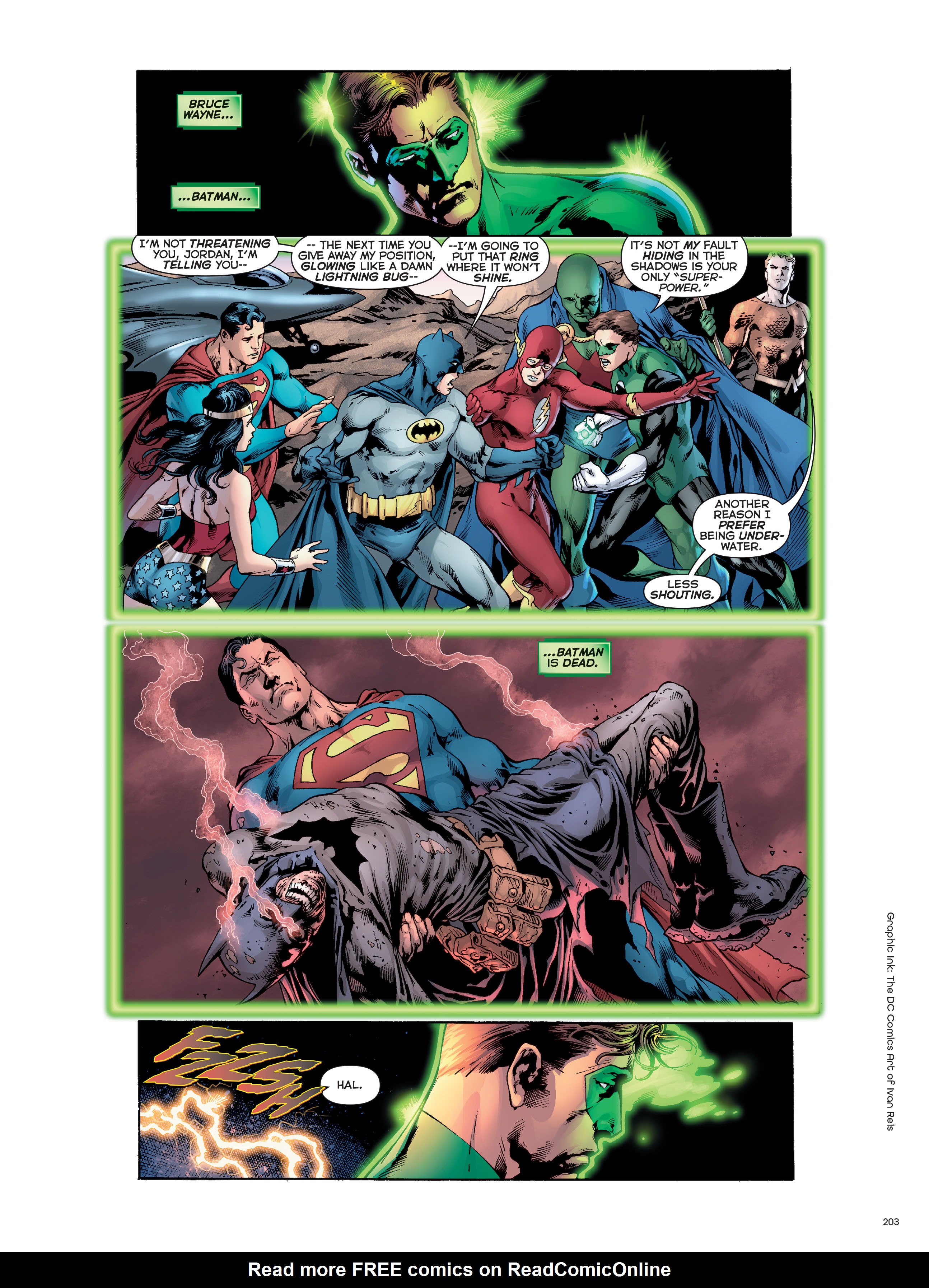 Read online Graphic Ink: The DC Comics Art of Ivan Reis comic -  Issue # TPB (Part 2) - 98