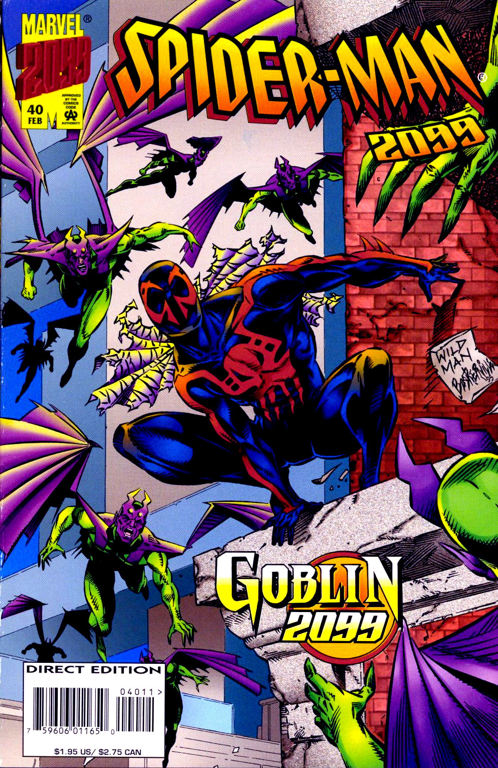 Read online Spider-Man 2099 (1992) comic -  Issue #40 - 1