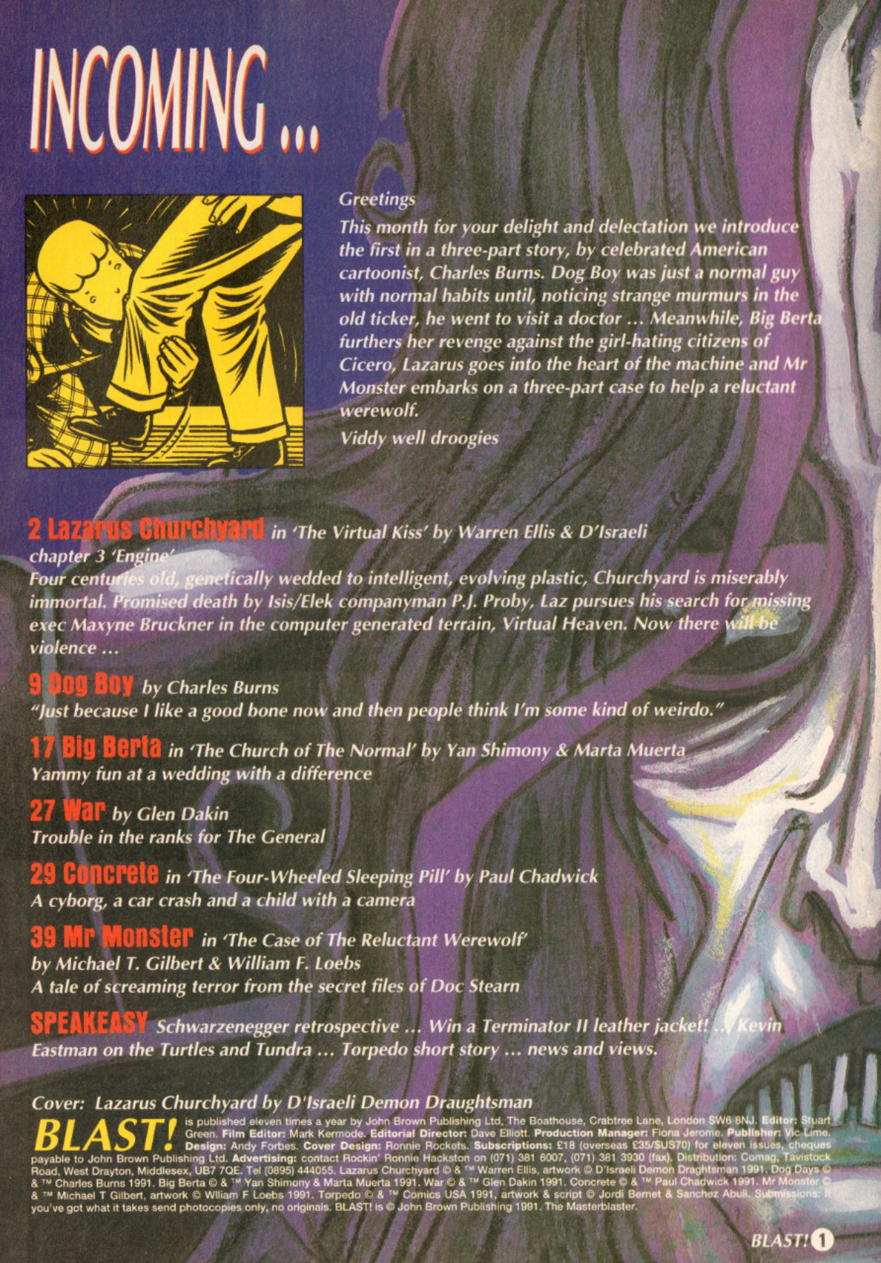 Read online Blast (1991) comic -  Issue #3 - 3