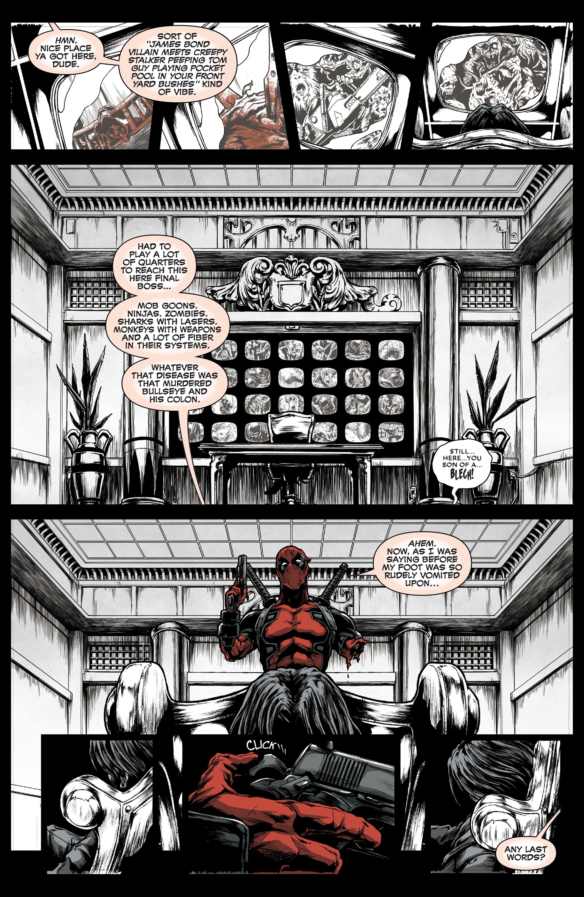 Read online Deadpool: Black, White & Blood comic -  Issue #3 - 20