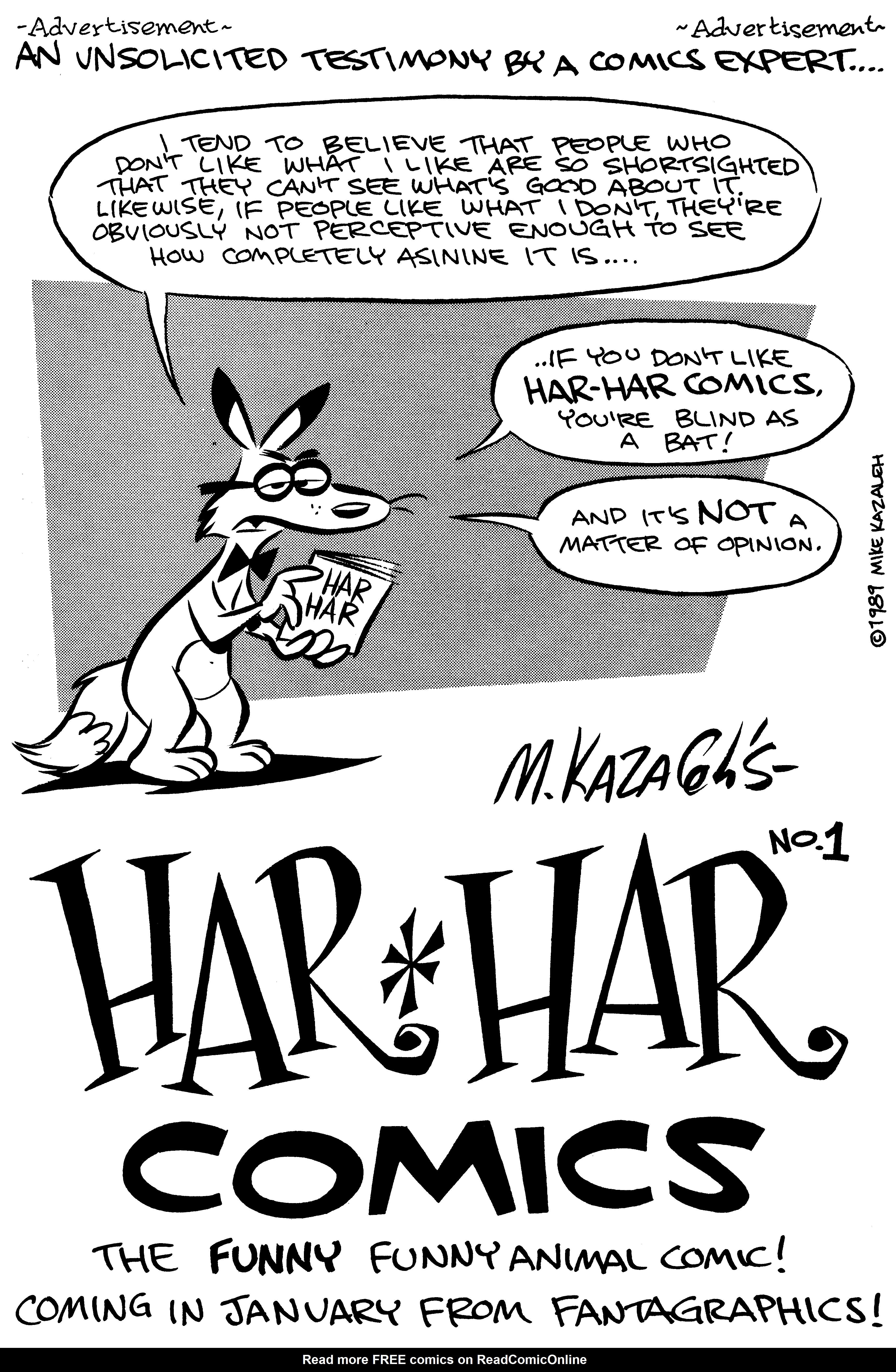 Read online Critters comic -  Issue #46 - 25