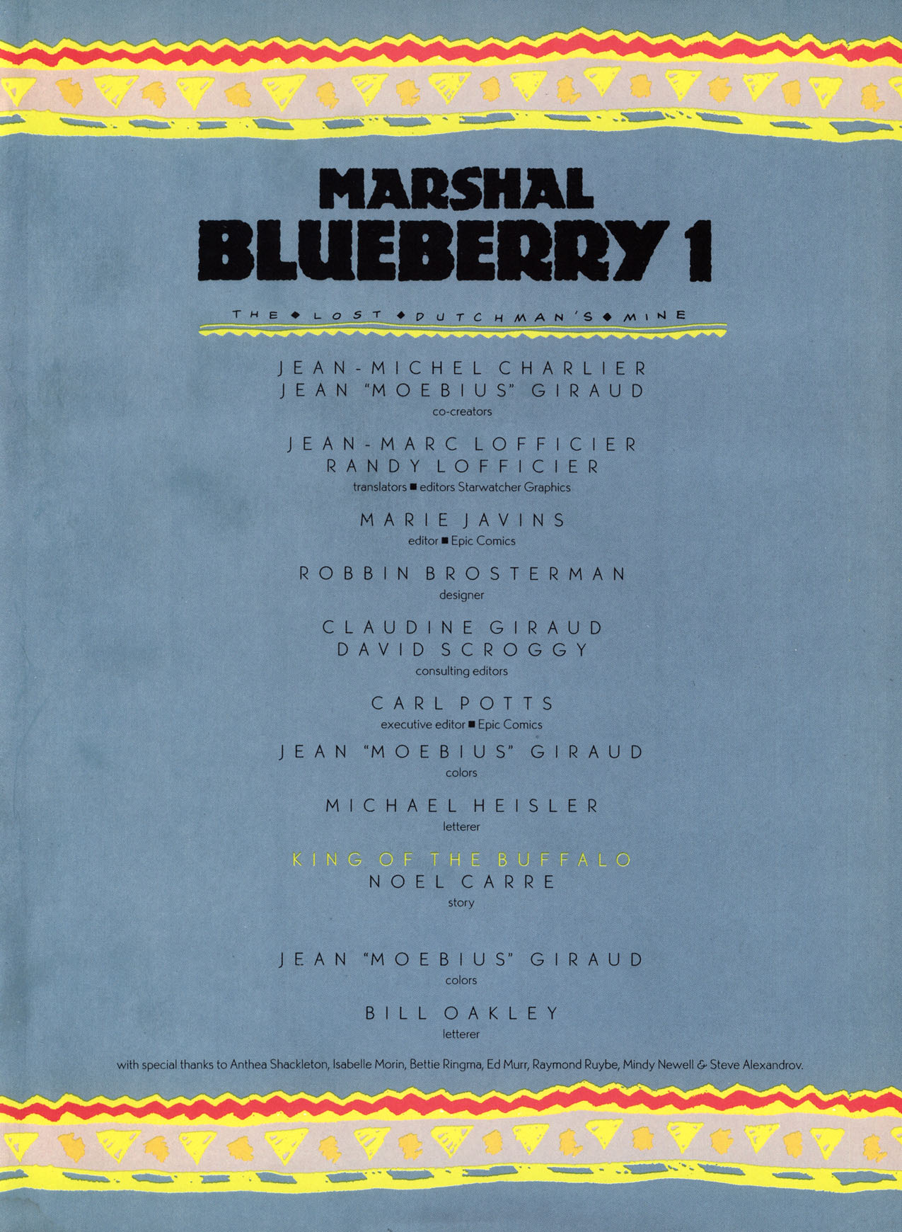Read online Epic Graphic Novel: Marshal Blueberry comic -  Issue # TPB - 3