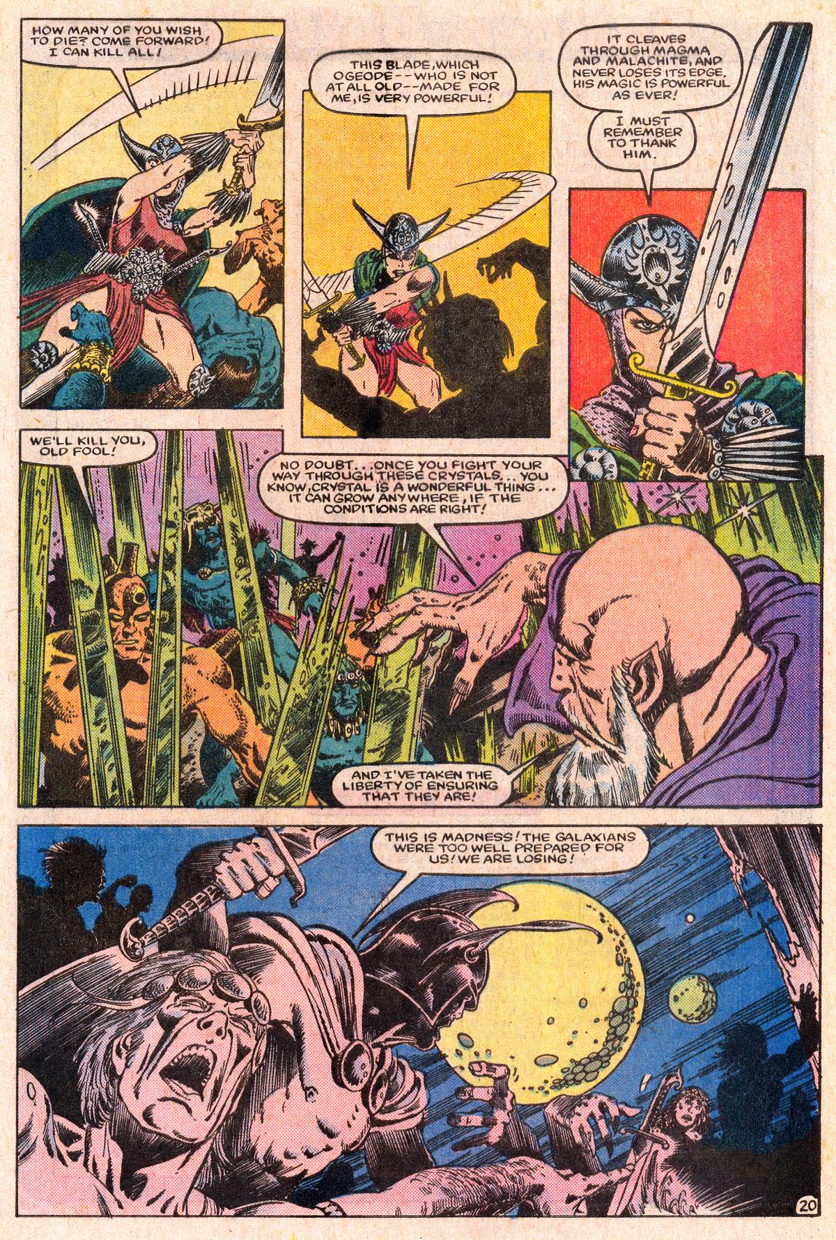 Read online The Saga of Crystar, Crystal Warrior comic -  Issue #10 - 21