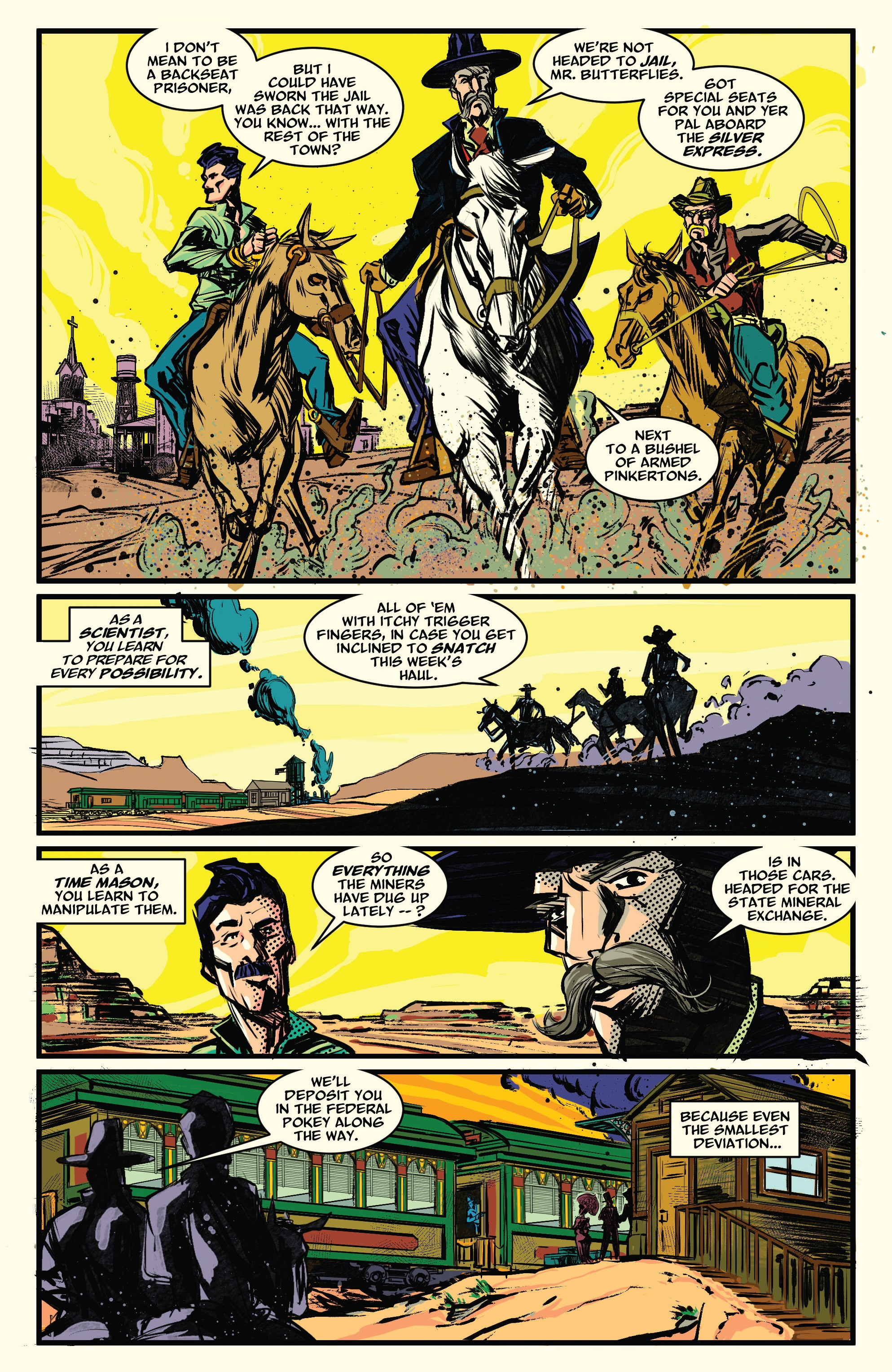 Read online Albert Einstein: Time Mason comic -  Issue #4 - 8